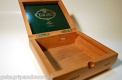 Carlos Torano 1916 Wooden Cigar Box - Premium Humidor for Cigar Aficionados | Perfect for Home, Office & Gifting