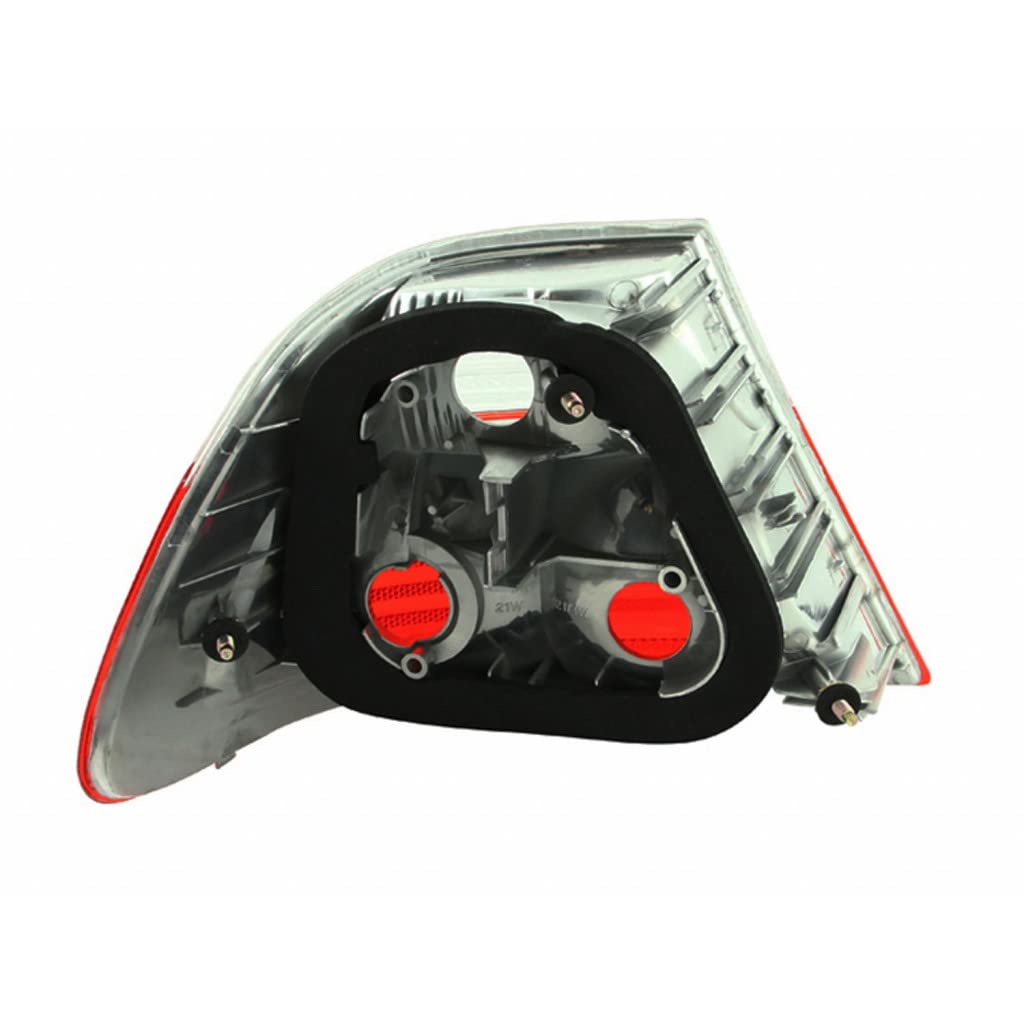 ANZO Red/Clear LED Tail Lights for BMW 330Ci & 325Ci (2001 Model) - 221217 | High-Performance Replacement Lights for Enhanced Visibility & Style