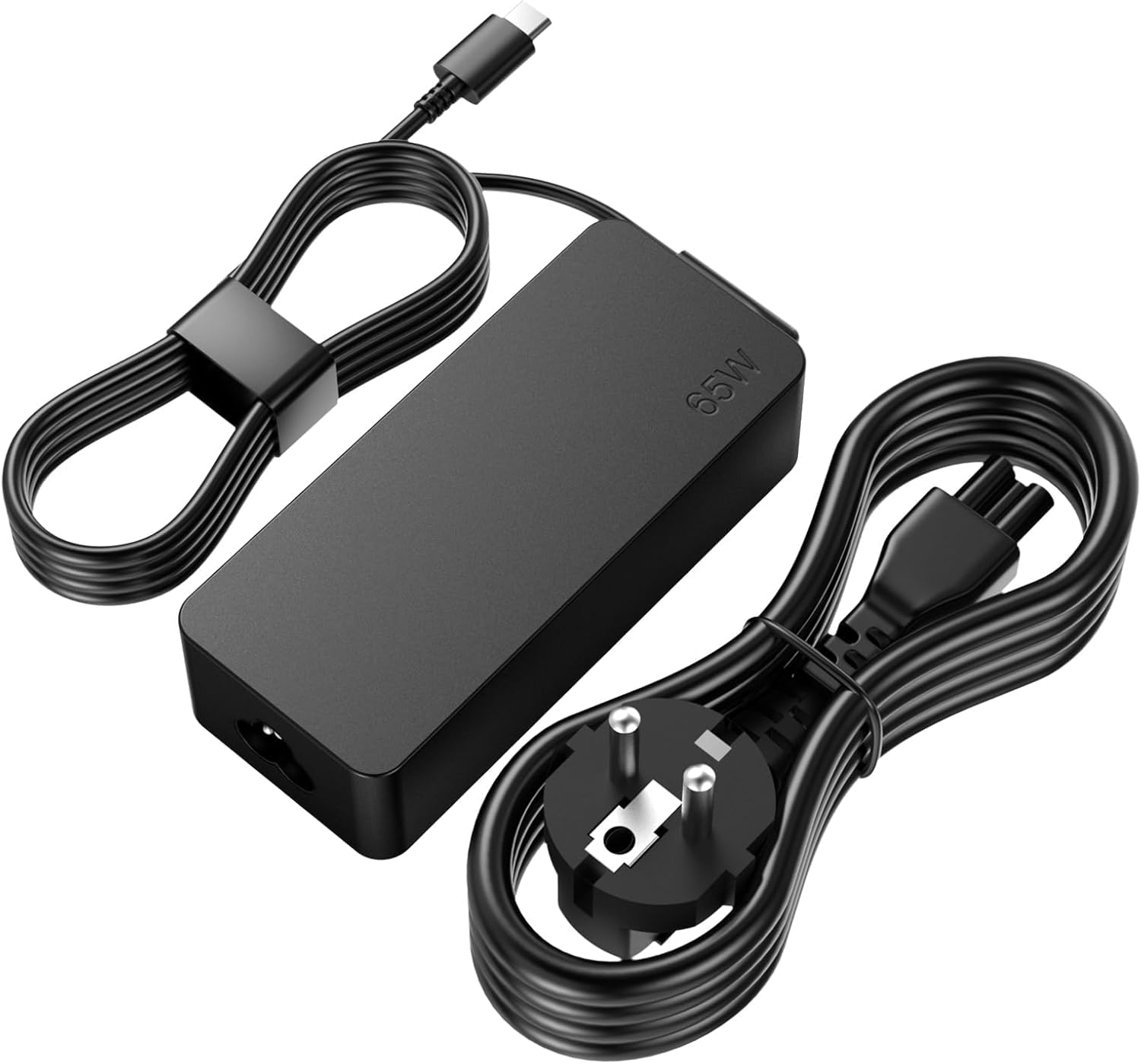 65W USB C Power Adapter Charger for Laptop - Compatible with Lenovo ThinkPad, Huawei MateBook Pro/Air, HP EliteBook/Spectre, ASUS, Acer, Xiaomi Air - Fast Type C Charging for Work, Travel & Home Office