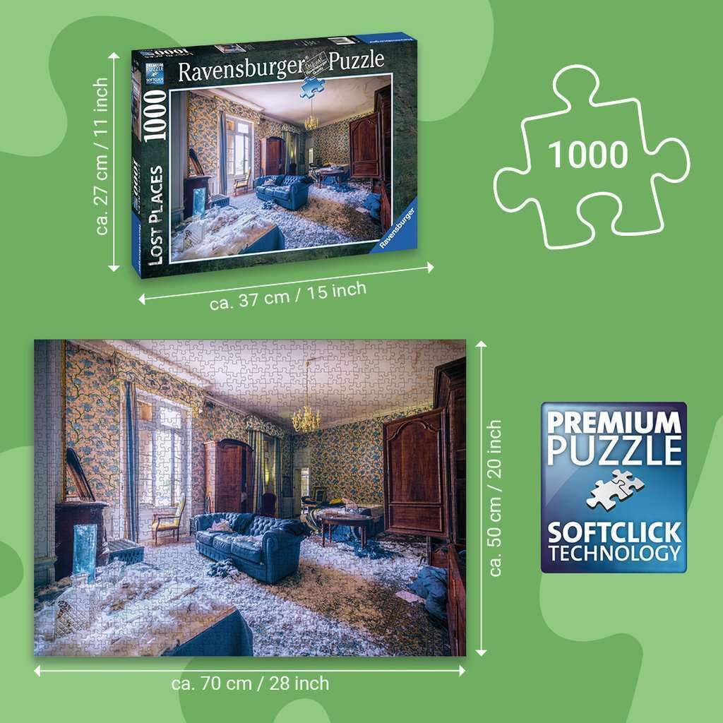 Ravensburger 1000 Piece Puzzle - Memories of the Past, Adult Jigsaw Puzzle with Glue for Framing, 70x50 cm - Perfect for Family Game Night, Home Decor & Stress Relief