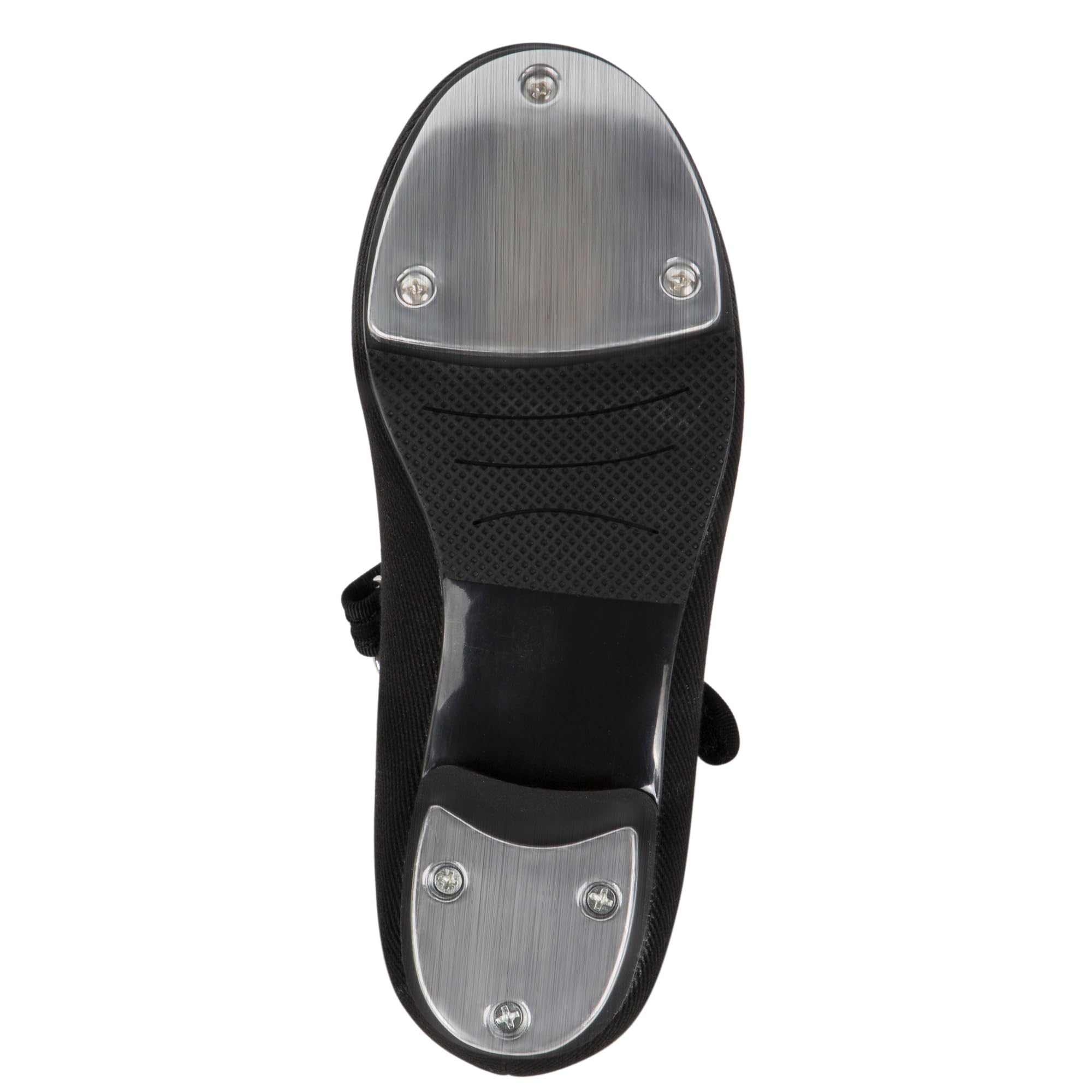 **Linodes Canvas Tap Shoes for Kids - Easy Strap Dance Flats for Toddler, Little & Big Kid - Perfect for Dance Class, Performances & Practice**