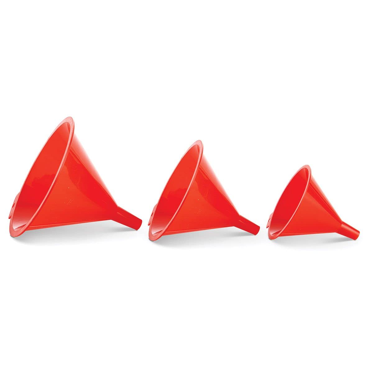 BPA-Free Plastic Funnel Set for Kitchen - 3 Sizes for Liquids & Dry Goods | Perfect for Cooking, Baking, Canning & Food Storage