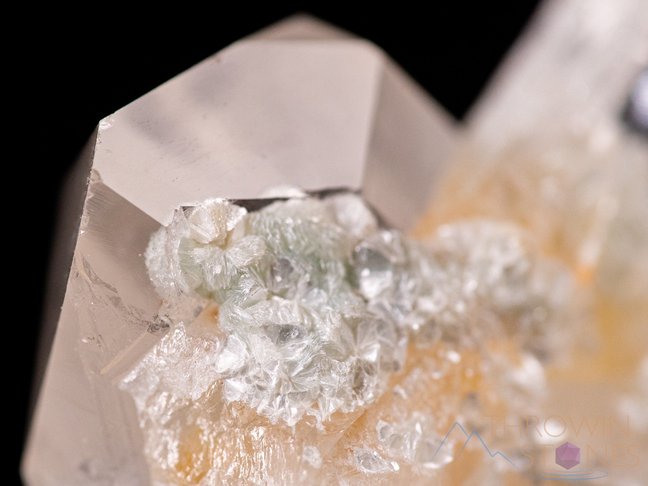 COOKEITE with QUARTZ Raw Crystal Specimen - Natural Healing Stone for Home Decor, Housewarming Gift & Crystal Collection | Perfect for Meditation, Reiki & Spiritual Healing