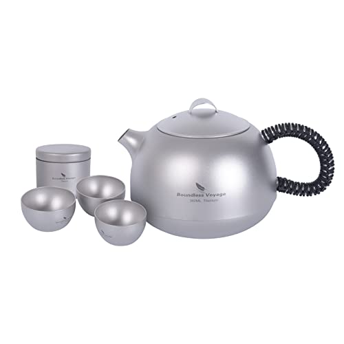 Teapot*1 & Teacup*3 & Tea caddy*1--Ti3110D