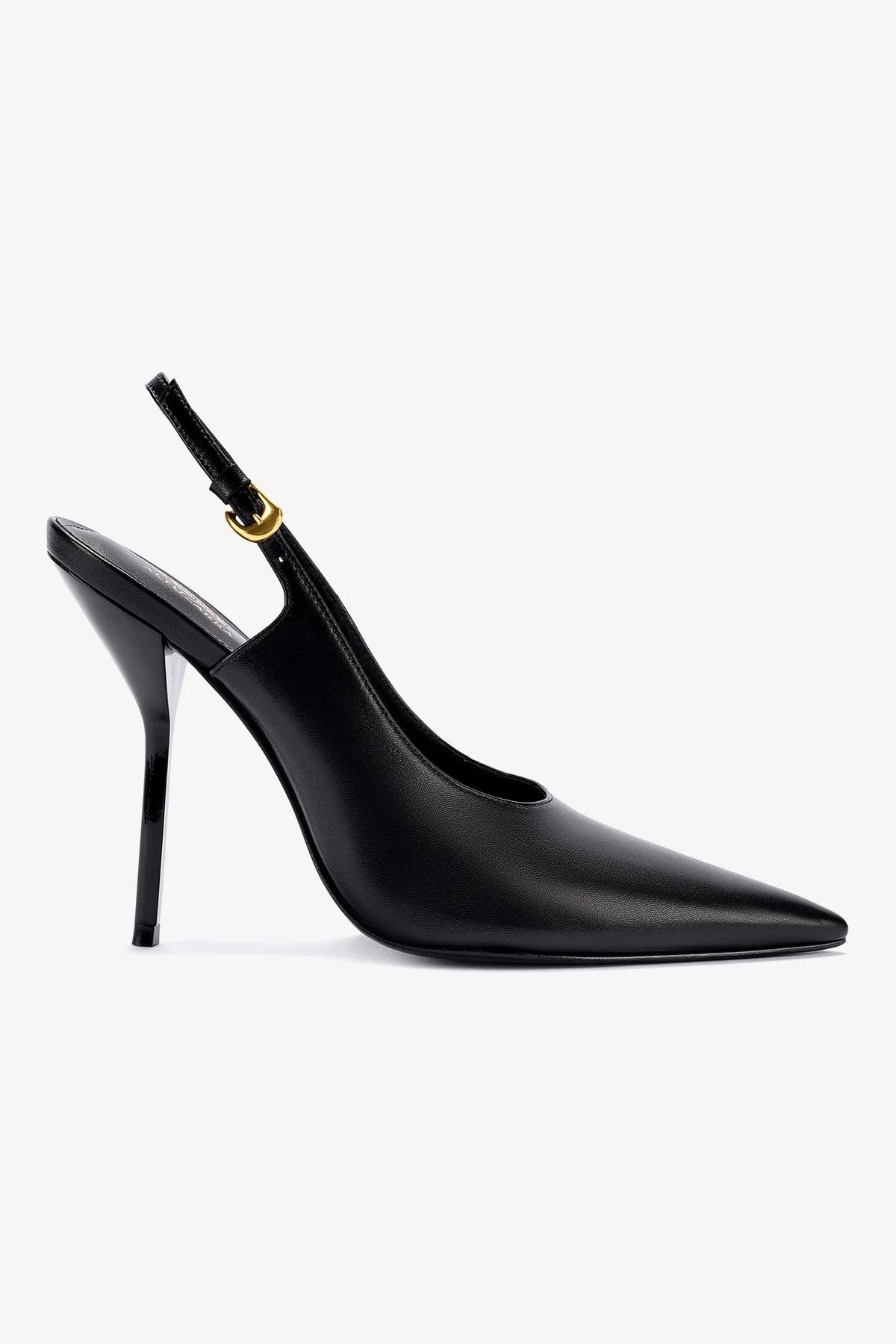 Larroudé x Altuzarra Black Leather Pump Shoes for Women | Elegant High Heels for Office, Party & Special Occasions