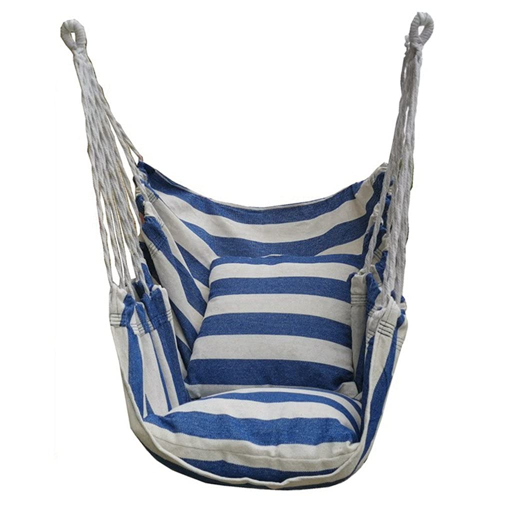 Premium 130x100cm Canvas Hammock Chair - Heavy Duty 200KG Capacity Hanging Rope Swing Bed for Outdoor, Garden, Porch, Beach & Camping - Perfect for Relaxation, Reading & Lounging (Color: 01)