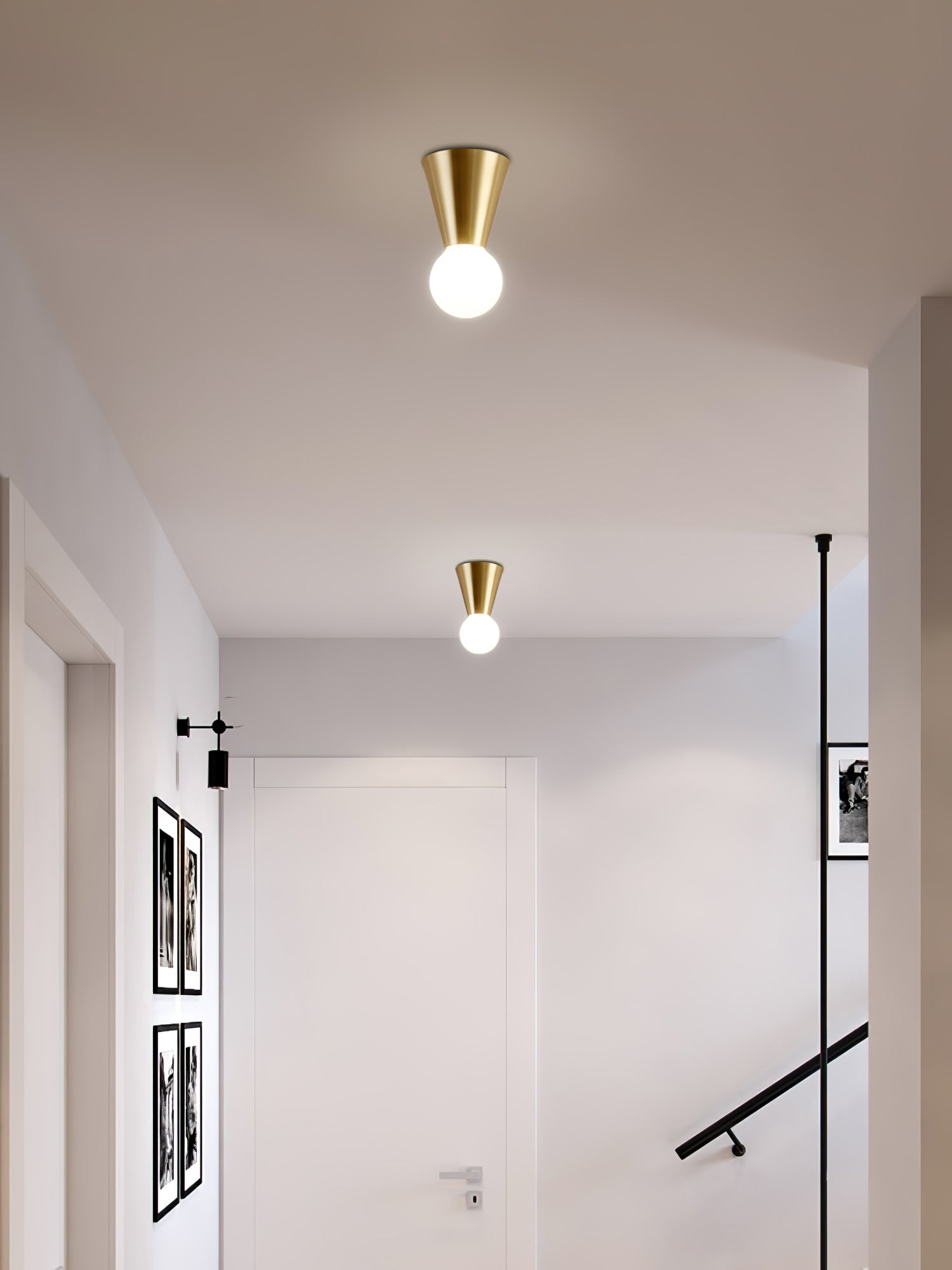 Modern Conical Ceiling Light Fixture - Sleek Design for Living Room, Bedroom & Dining Room Lighting - Energy Efficient LED Pendant Lamp for Home Decor
