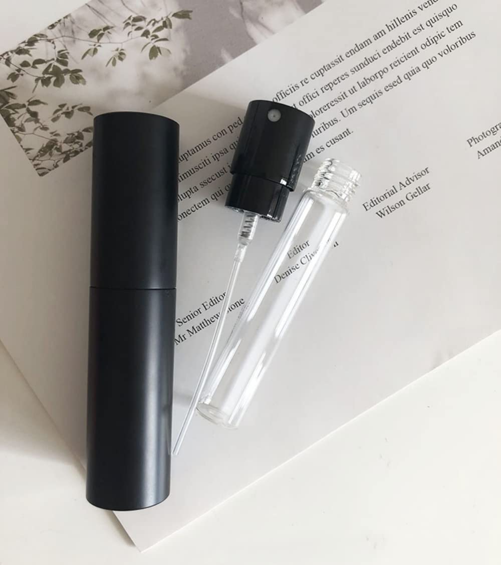 BIRZAR Refillable Travel Perfume Atomizer - Mini Cologne Spray Bottle & Aftershave Dispenser | Portable Fragrance Container for On-the-Go, Gym, Travel & Everyday Use