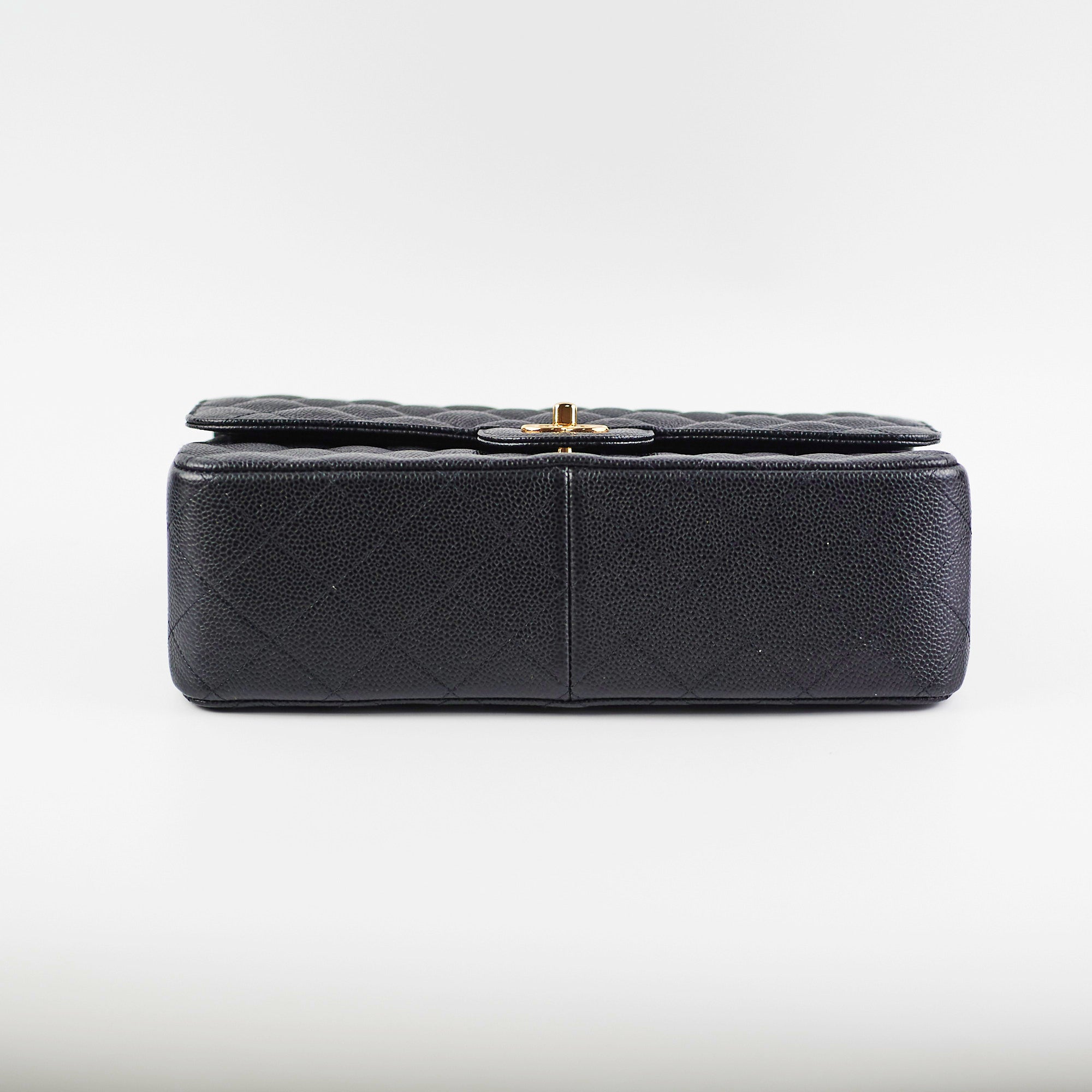 Chanel Classic Jumbo Flap Bag in Black Caviar Leather - Luxury Designer Handbag for Women, Perfect for Work, Evening Events & Everyday Use