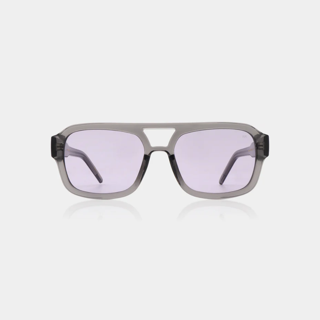 A. Kjaerbede Grey Transparent Kaya Sunglasses – Stylish UV Protection for Outdoor Activities & Fashion