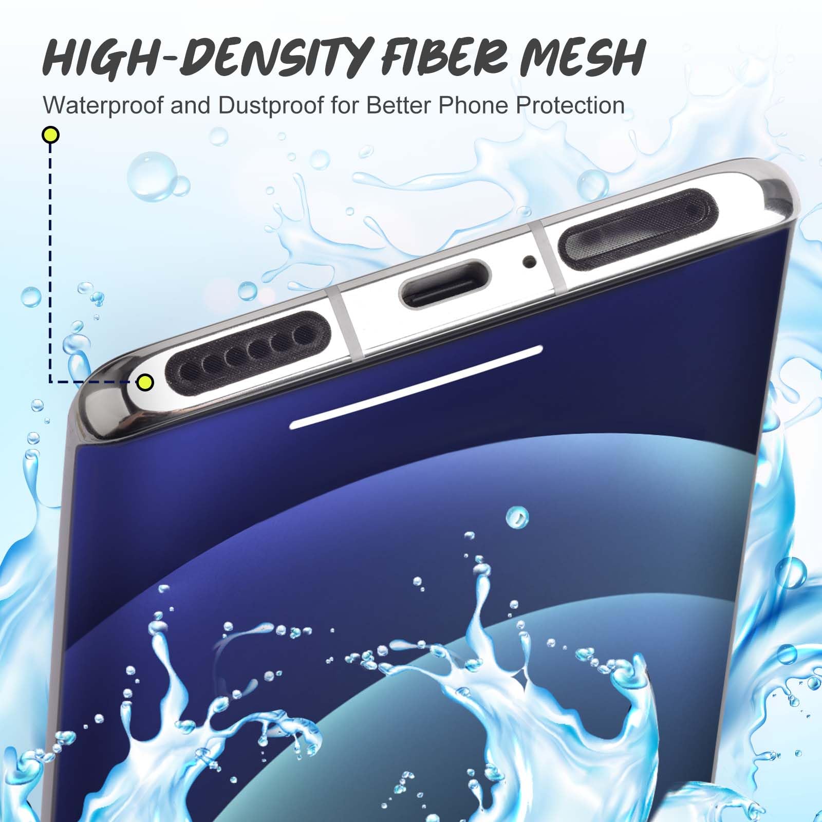 120Pcs Phone Speaker Dustproof Stickers - Anti Dust Protector Covers with Cleaning Brush & Tweezer Kit | Waterproof & Durable Protection for iPhone, Samsung, AirPods | Perfect for Travel, Gym & Outdoor Use