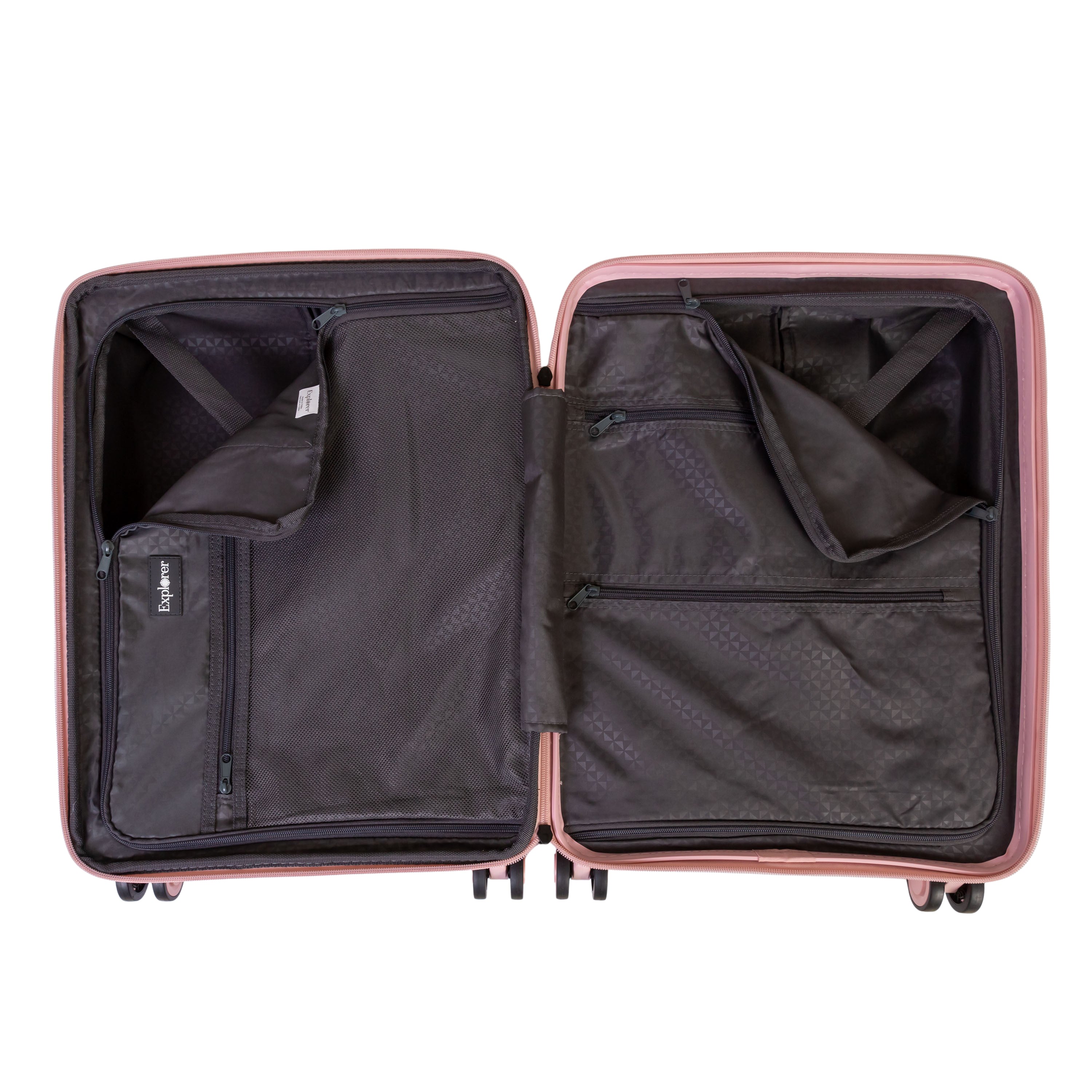 Explorer Breeze Anti-Theft Expandable Carry-On Luggage - Lightweight Travel Suitcase for Airplane, Business Trips & Weekend Getaways
