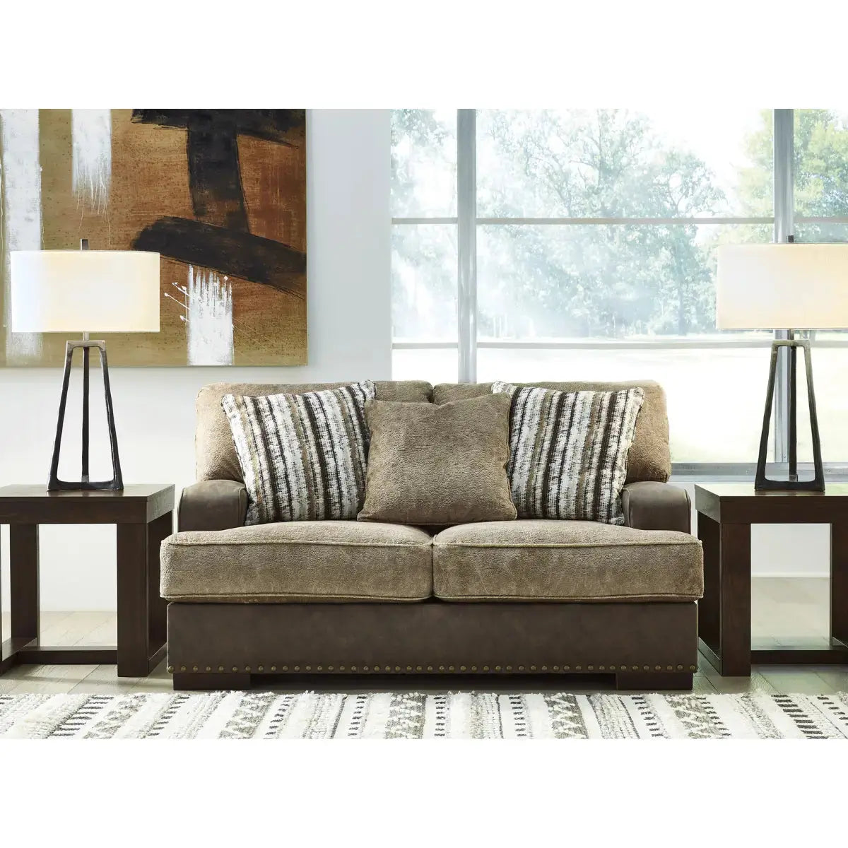 Luxury Alesbury Sofa Set in Rich Chocolate Brown - Perfect for Living Room, Lounge & Family Room Decor