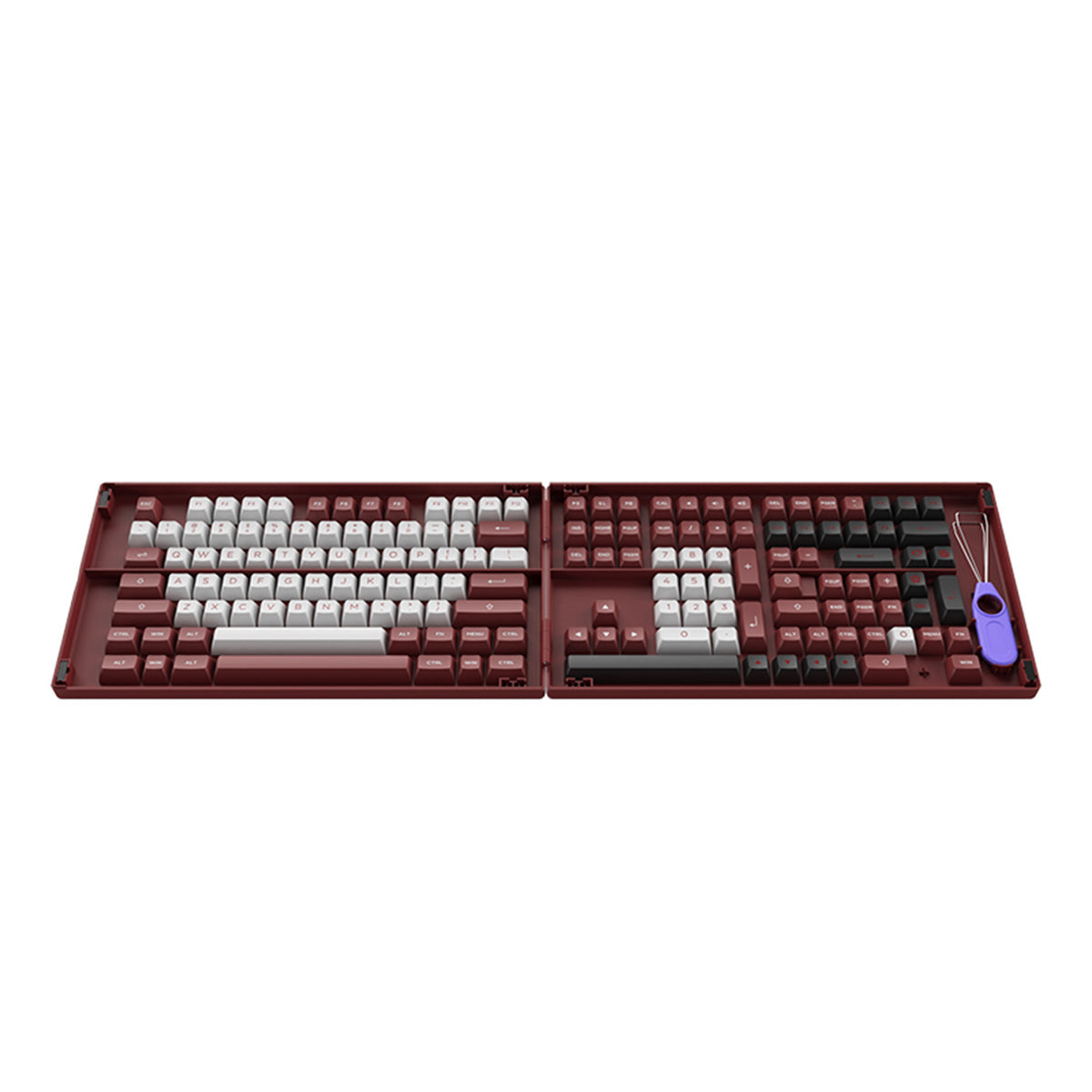 Akko Chicago Fullset PBT Doubleshot ASA Profile 158-Piece Keycaps - Perfect for Mechanical Keyboards, Gaming & Typing