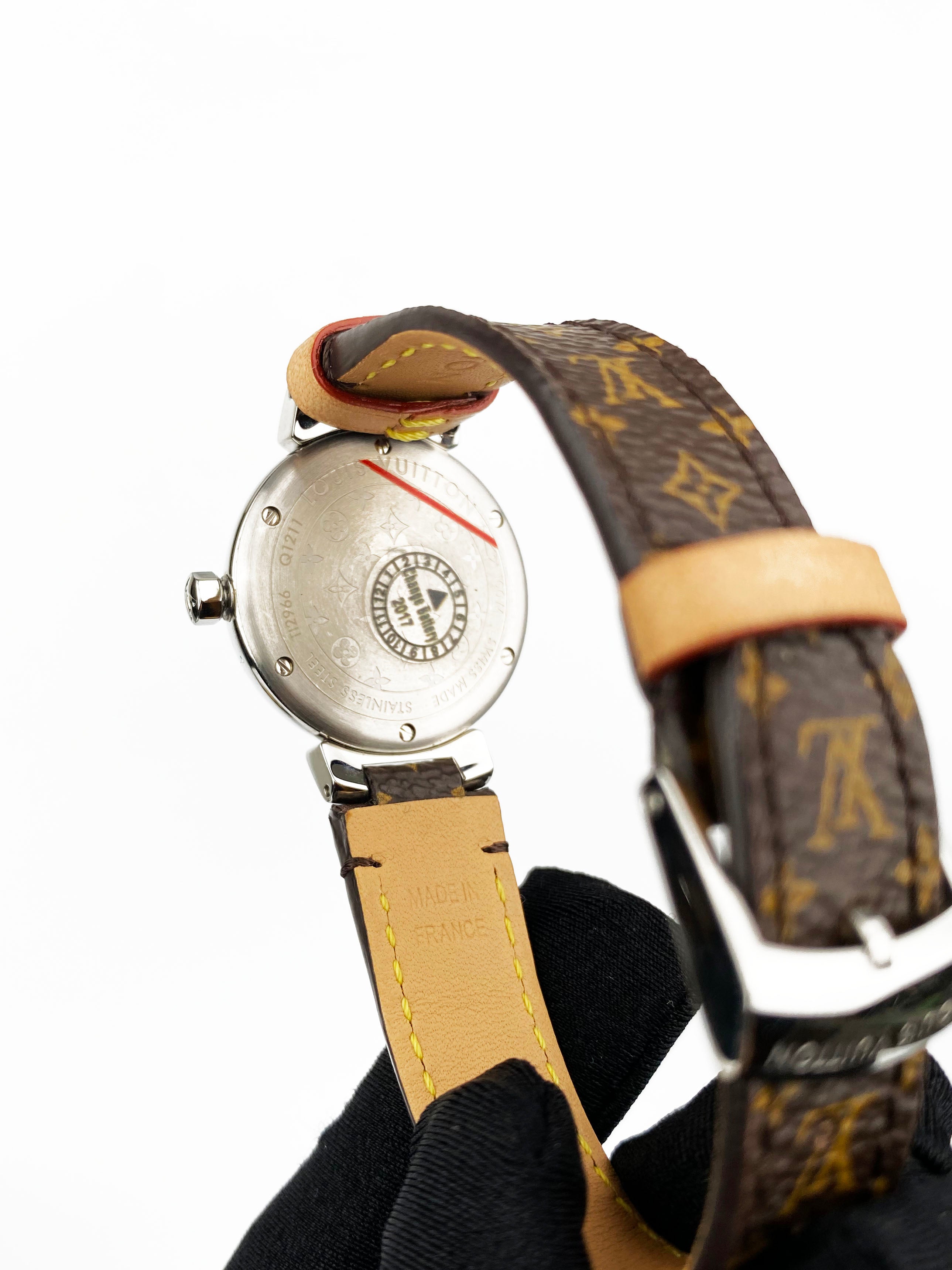 Authentic Louis Vuitton Nanomono Watch for Women & Men - Luxury Swiss Made Smartwatch with Touch Screen - Perfect for Business, Travel & Everyday Wear