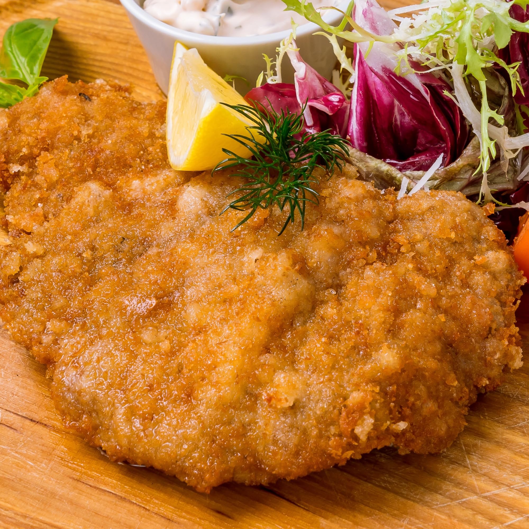 Premium Breaded Veal Cutlets - 5 Lbs (17-20 Pieces, 4oz Each) | Today Gourmet Foods | Perfect for Italian Dishes, Schnitzel & Family Dinners