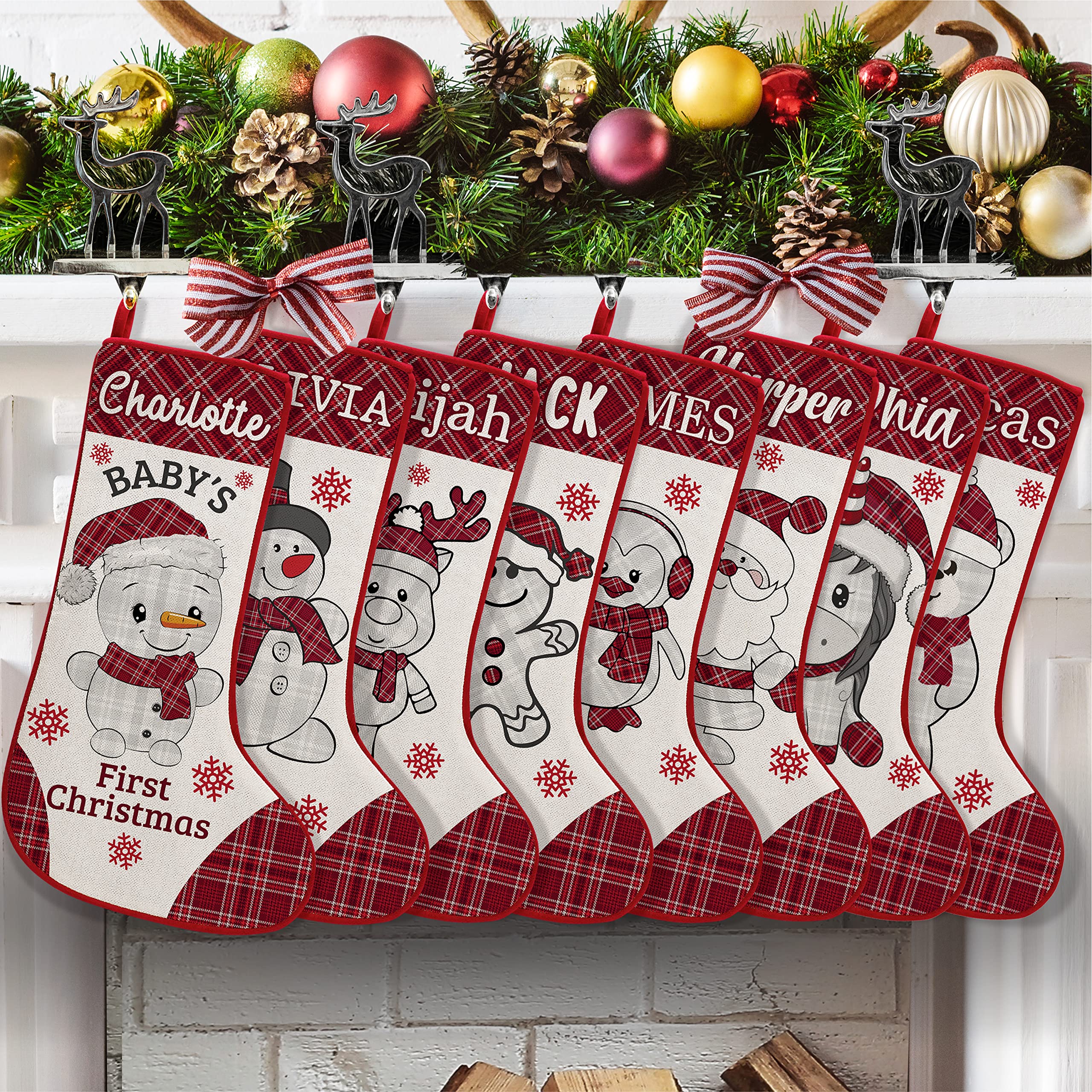 Personalized Christmas Stockings with Name - 19