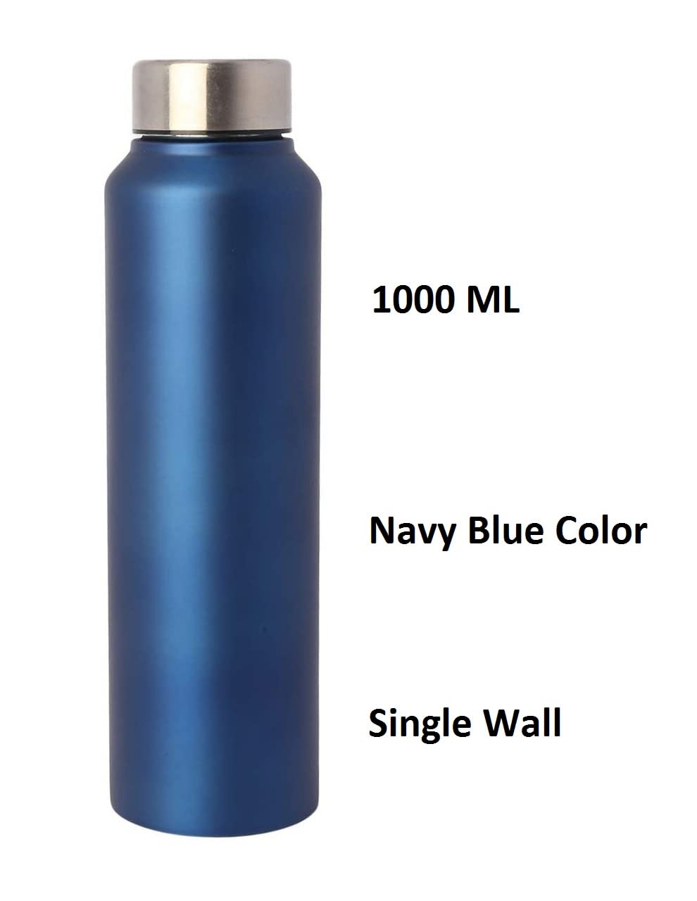 Dynore 1000ml Stainless Steel Navy Blue Water Bottle - Insulated Thermos for School, Office, Gym & Outdoor Activities | BPA-Free Leakproof Design