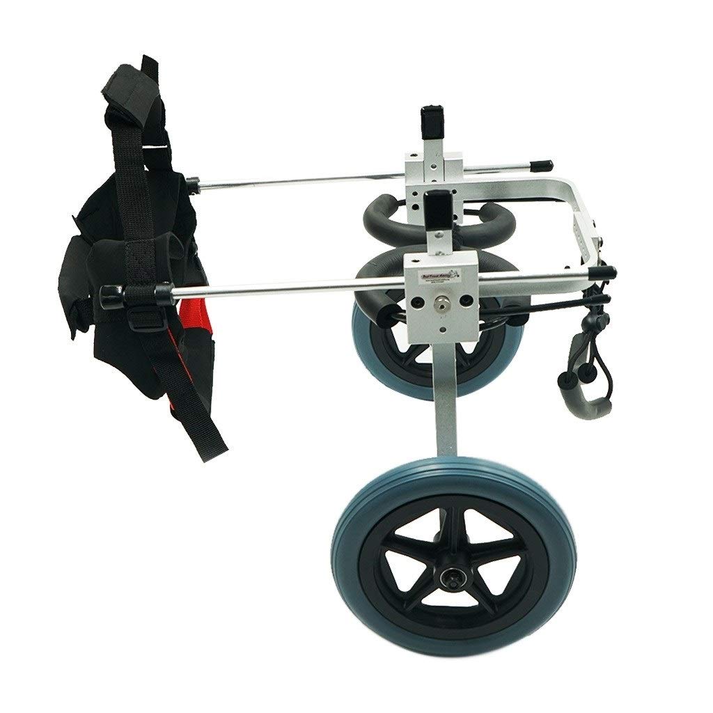 Best Dog Wheelchair for Medium/Large Dogs - Adjustable Pet Mobility Aid for Hind Leg Rehabilitation - Small Size Dog Cart for Disabled Pets - Perfect for Outdoor Walks & Post-Surgery Recovery