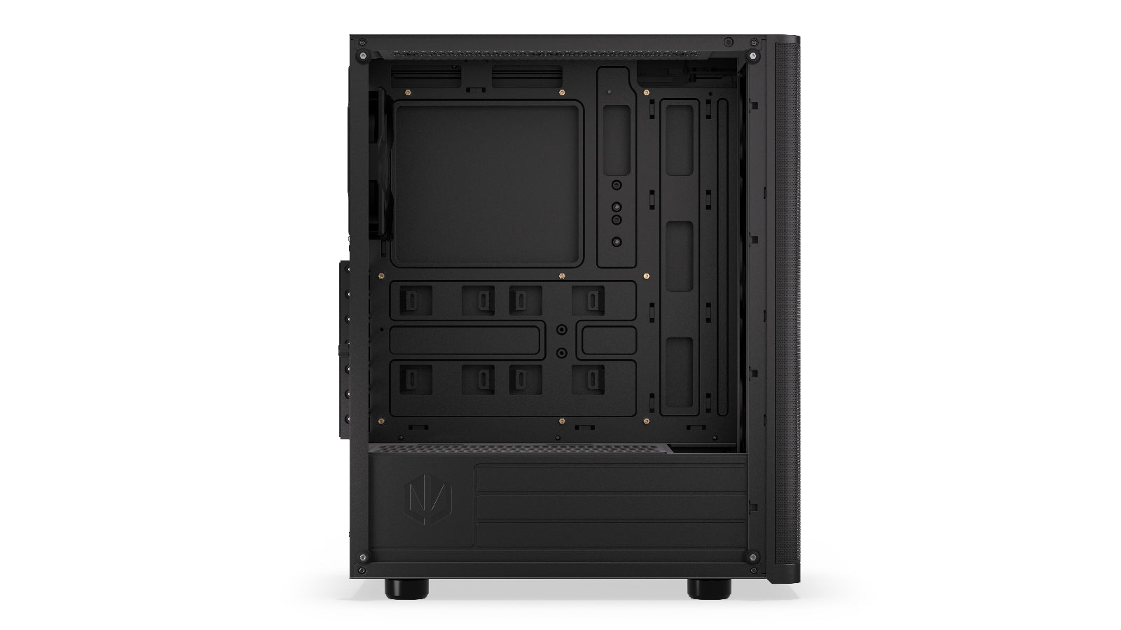 Endorfy Ventum 200 ARGB ATX Mid Tower PC Gaming Case - High Airflow Tempered Glass Design with RGB Lighting (EY2A014) - Perfect for Gaming Rigs & Custom PC Builds