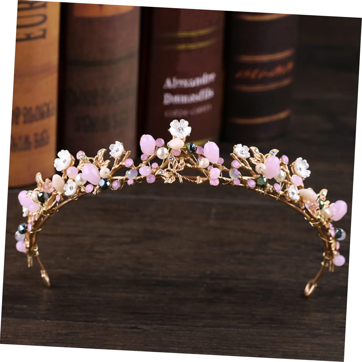 FOMIYES 2-Piece Crystal Rhinestone Flower Tiara Set - Baroque Wedding Crown, Bridal Headpiece for Women, Pageant Princess Hair Accessories | Perfect for Weddings, Birthday Parties, Prom, and Special Occasions