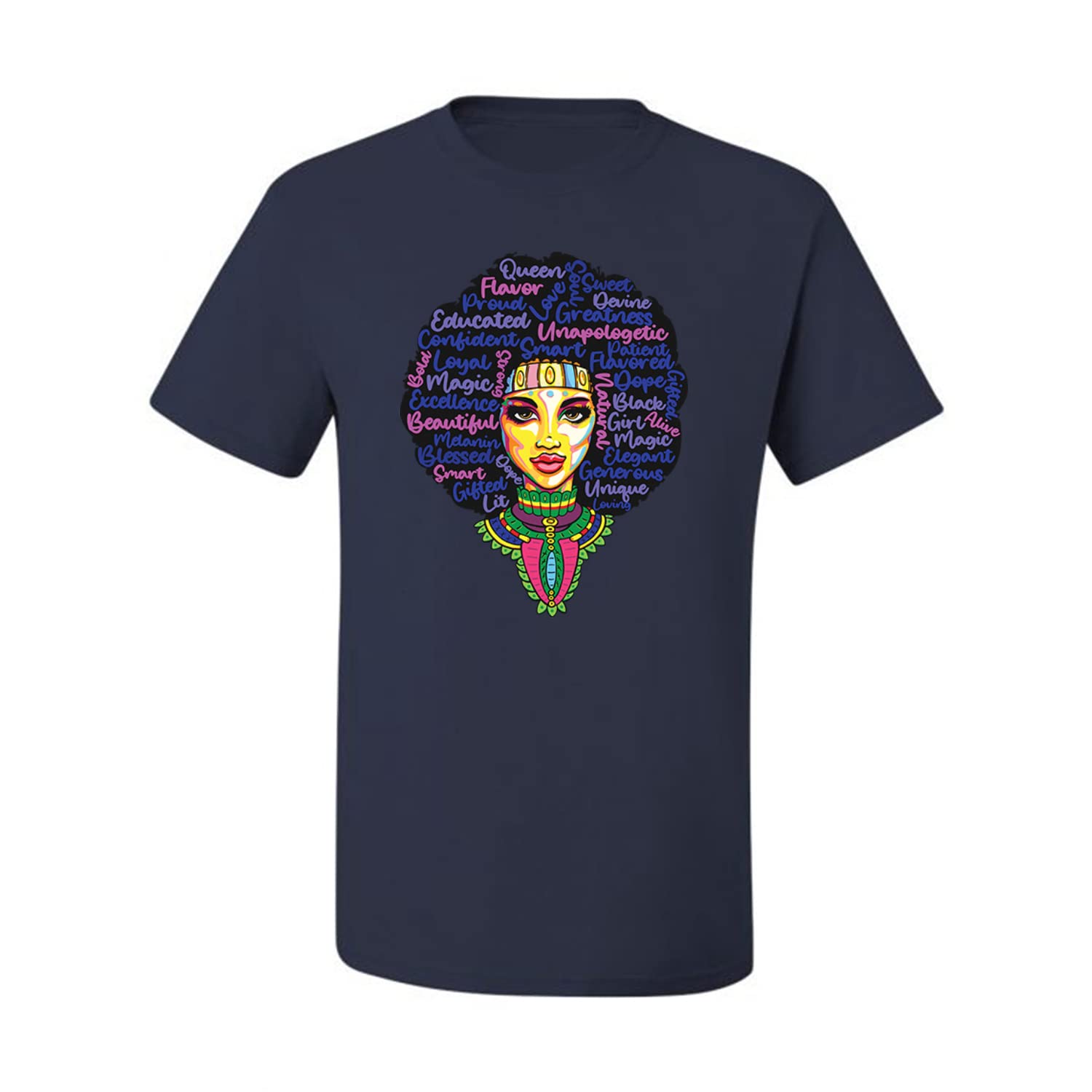 Queen Bee Strong Black Woman Black Pride Men's Graphic T-Shirt - Empowering Afrocentric Streetwear for Casual Wear & Black History Month