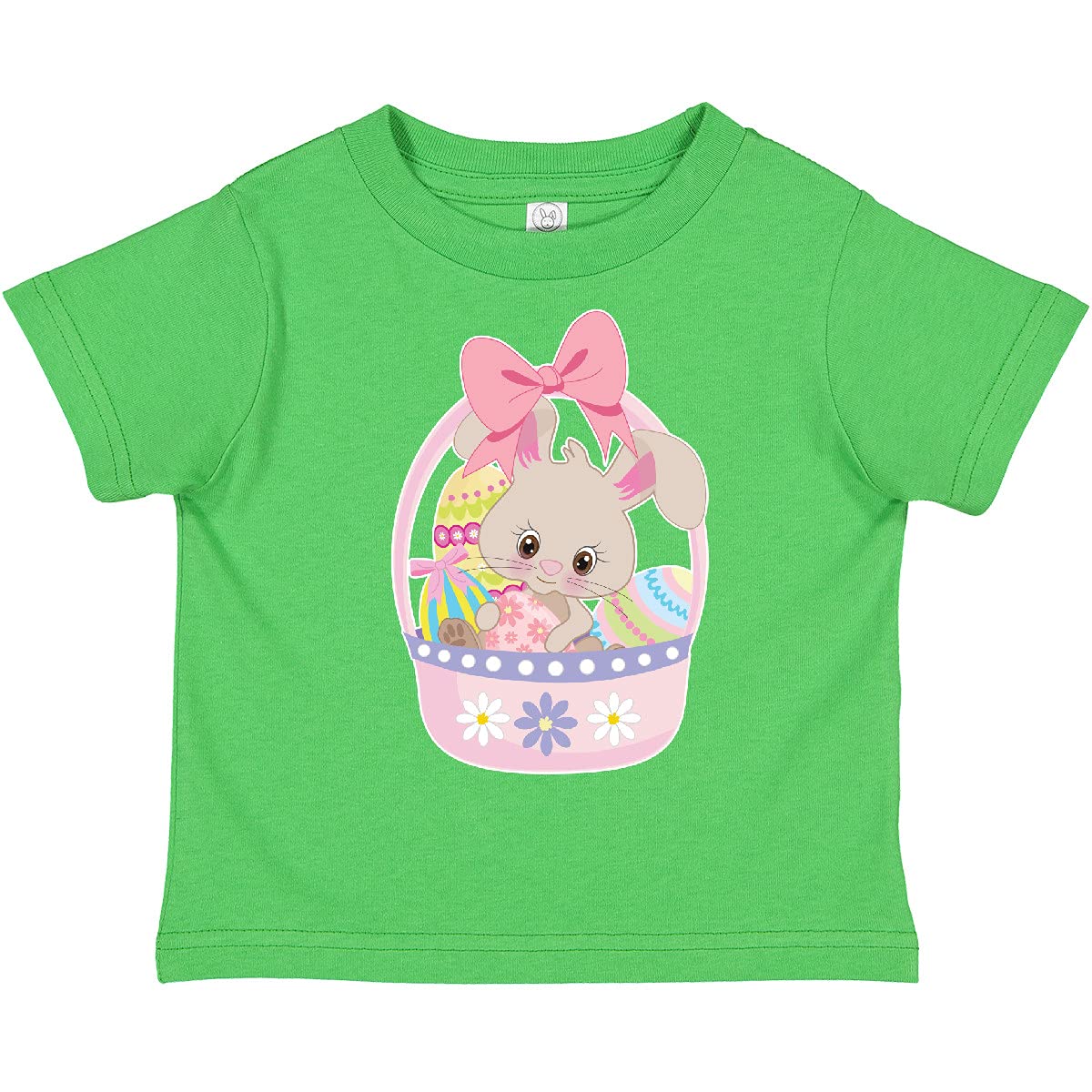 Easter Bunny Toddler T-Shirt - Cute Easter Basket Design for Kids