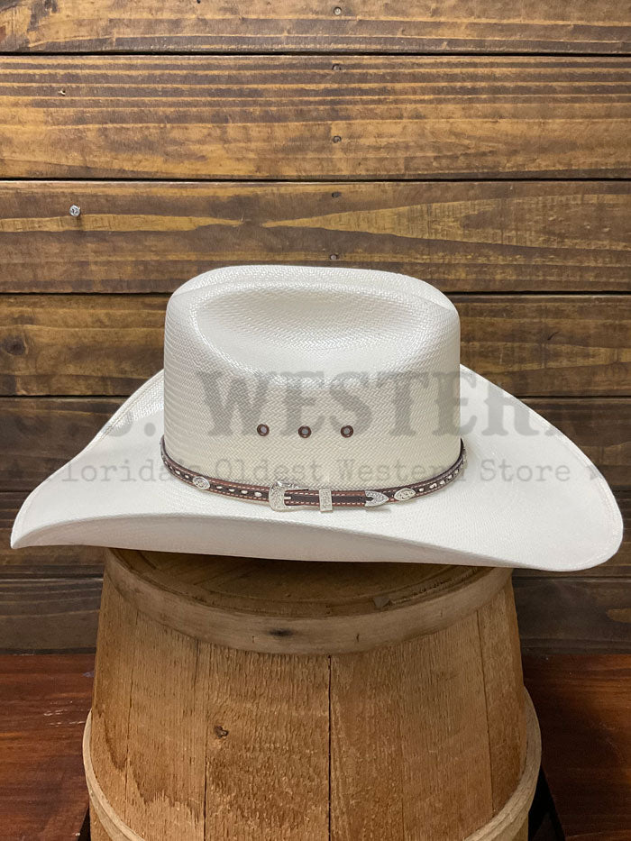 Larry Mahan LMH11071 BULL 10X Straw Cowboy Hat Ivory - Perfect for Western Rides, Country Music Festivals & Summer Outdoor Adventures