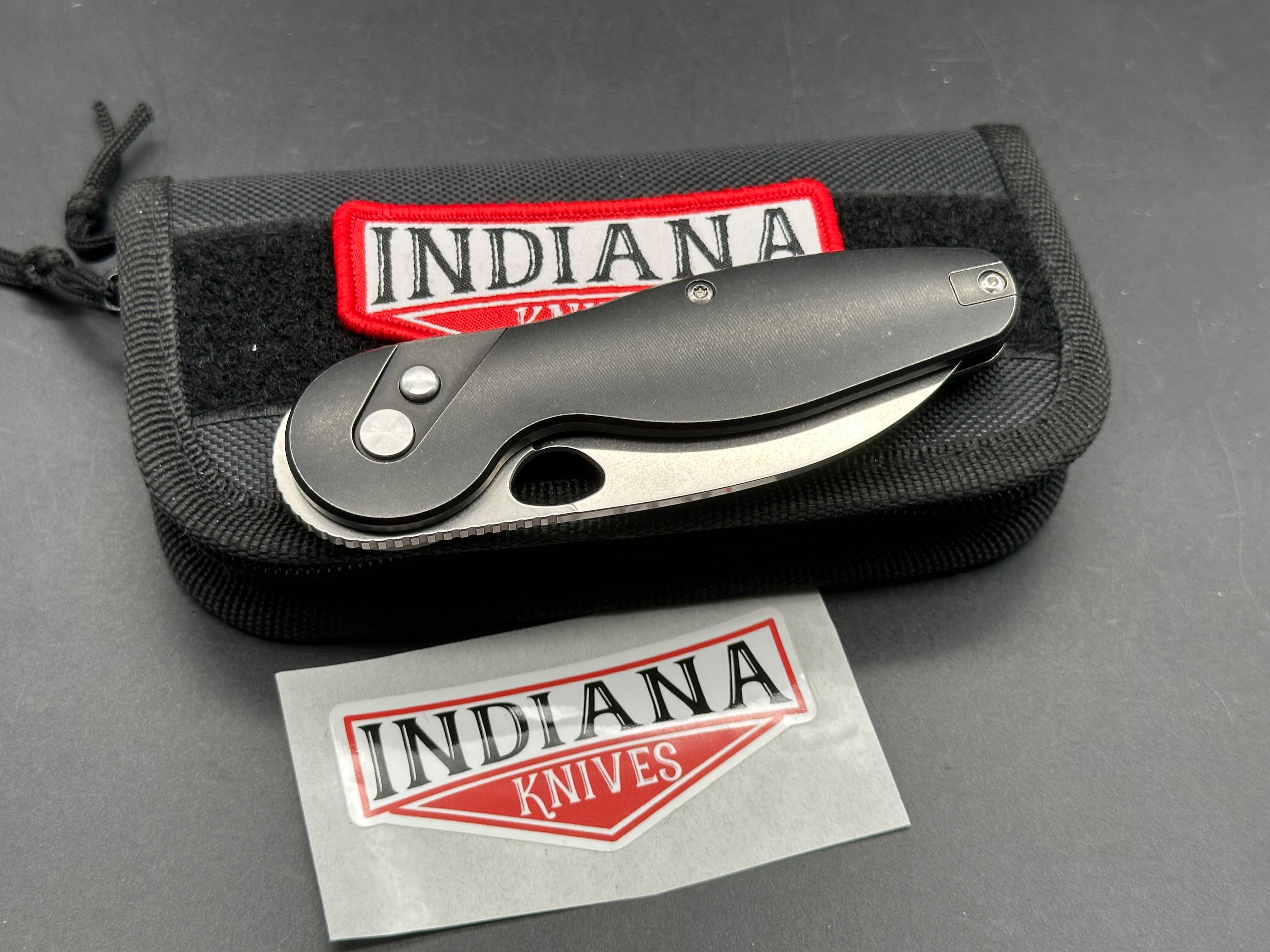 Premium Indiana Knives EDZ Folding Pocket Knife with MagnaCut Blade - Outdoor Camping, Hiking & Everyday Carry (EDC)