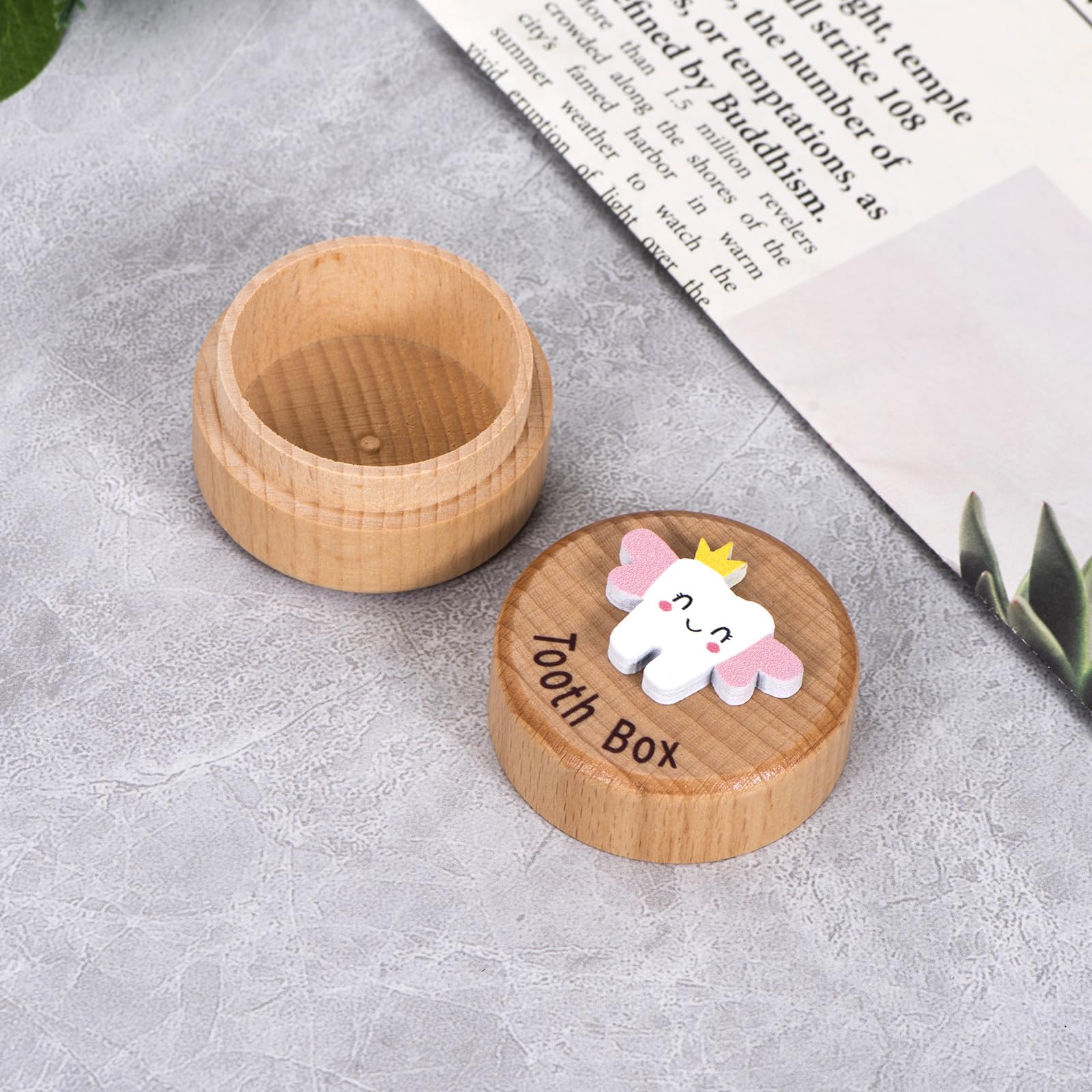 Tooth Fairy Keepsake Box for Baby Teeth - Memory Box with Tooth Fairy Coin & Gift Box, Perfect for First Tooth & Baby Gifts (Box-2) - Ideal for Tooth Fairy Visits & Childhood Milestones