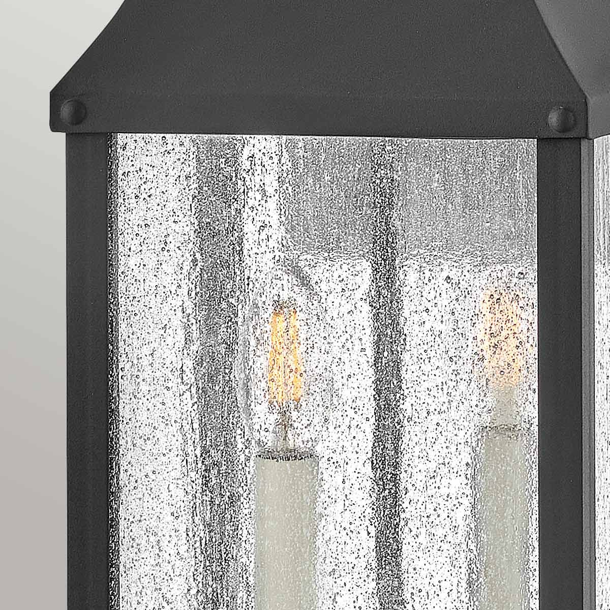 Beacon Hill 1/2lt Small/Medium Outdoor Wall Lantern - Museum Black E27 IP44 Waterproof - Perfect for Porch, Garden, and Patio Lighting