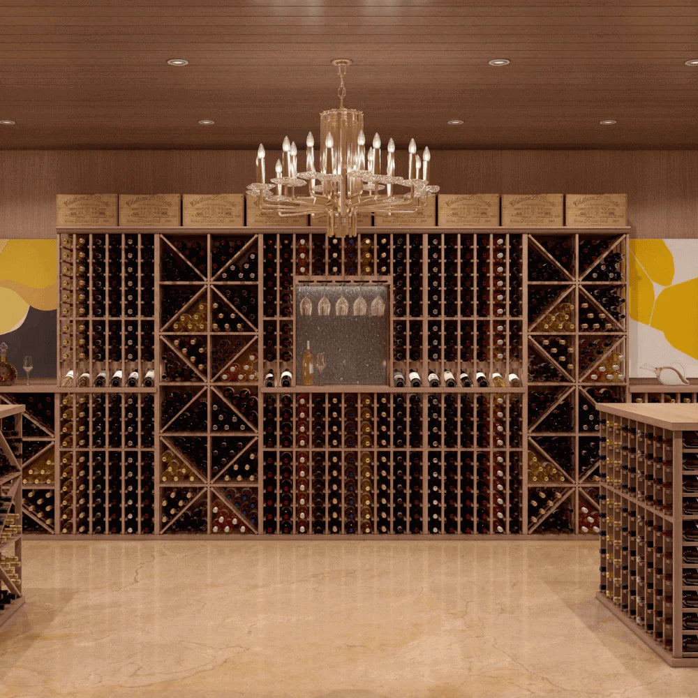 60 Bottle Half Height Elite Wine Rack 42
