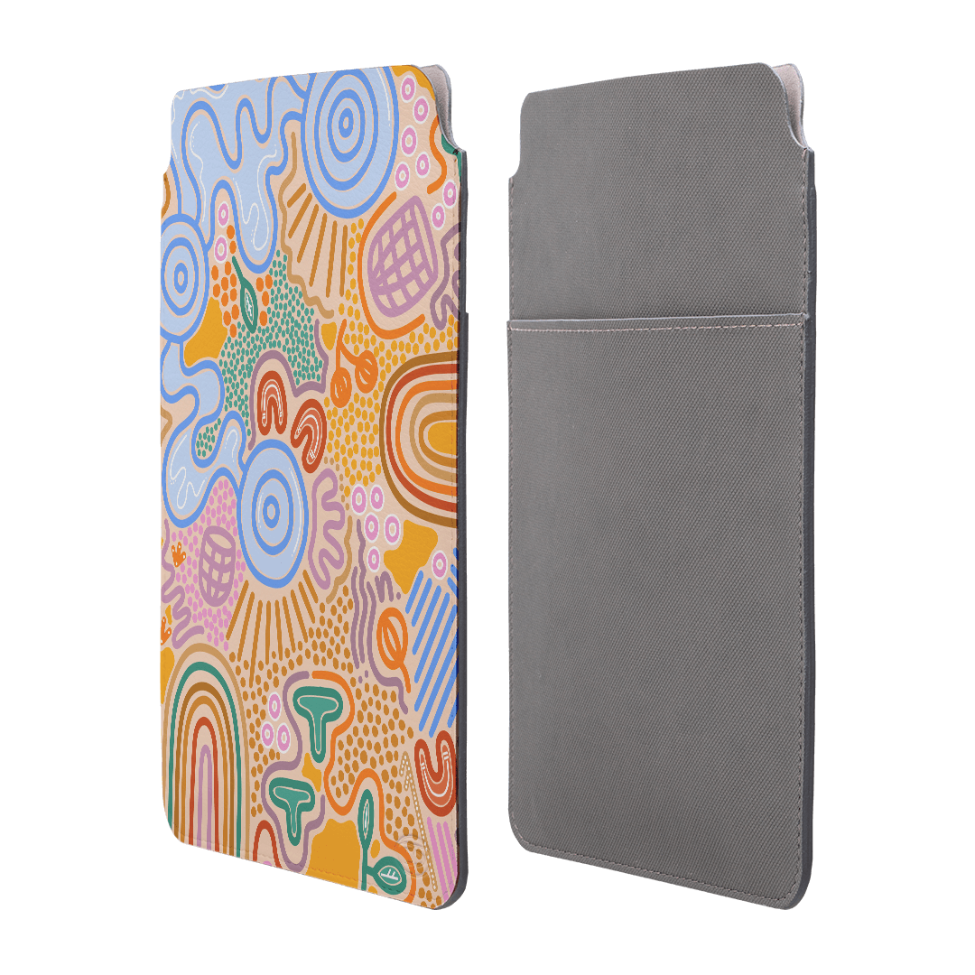 Premium PU Leather Laptop & iPad Sleeve Case - Waterproof Protective Cover for MacBook Pro/Air, iPad Pro/Air (11-13 Inch) - Perfect for Work, Travel & School Commute