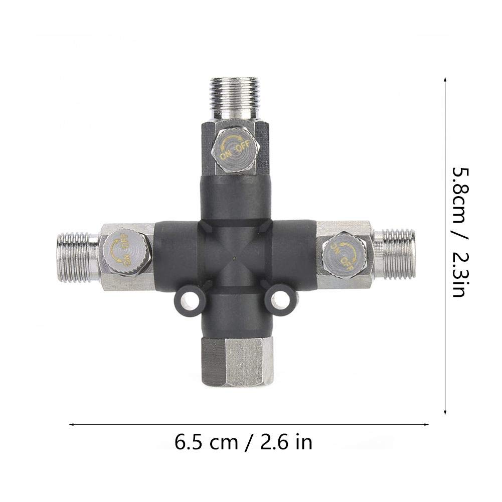 Airbrush Air Hose Quick Disconnect Coupler - 1/8