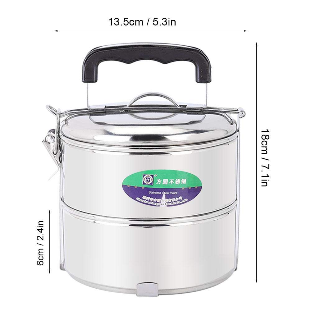 Premium Multi-Layer Polished Lunch Box - Insulated Food Container for Home, Office & School | BPA-Free, Leak-Proof Meal Prep Storage Solution for Work, Picnics & Daily Commute