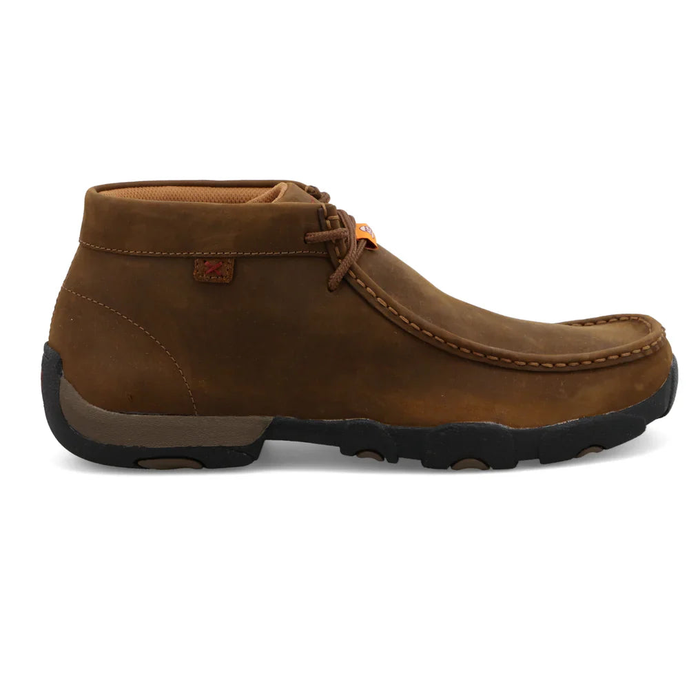 Men's Work Chukka Driving Moc Shoes - Comfortable & Stylish Casual Boots for Work & Everyday Wear | Perfect for Office, Driving & Outdoor Activities