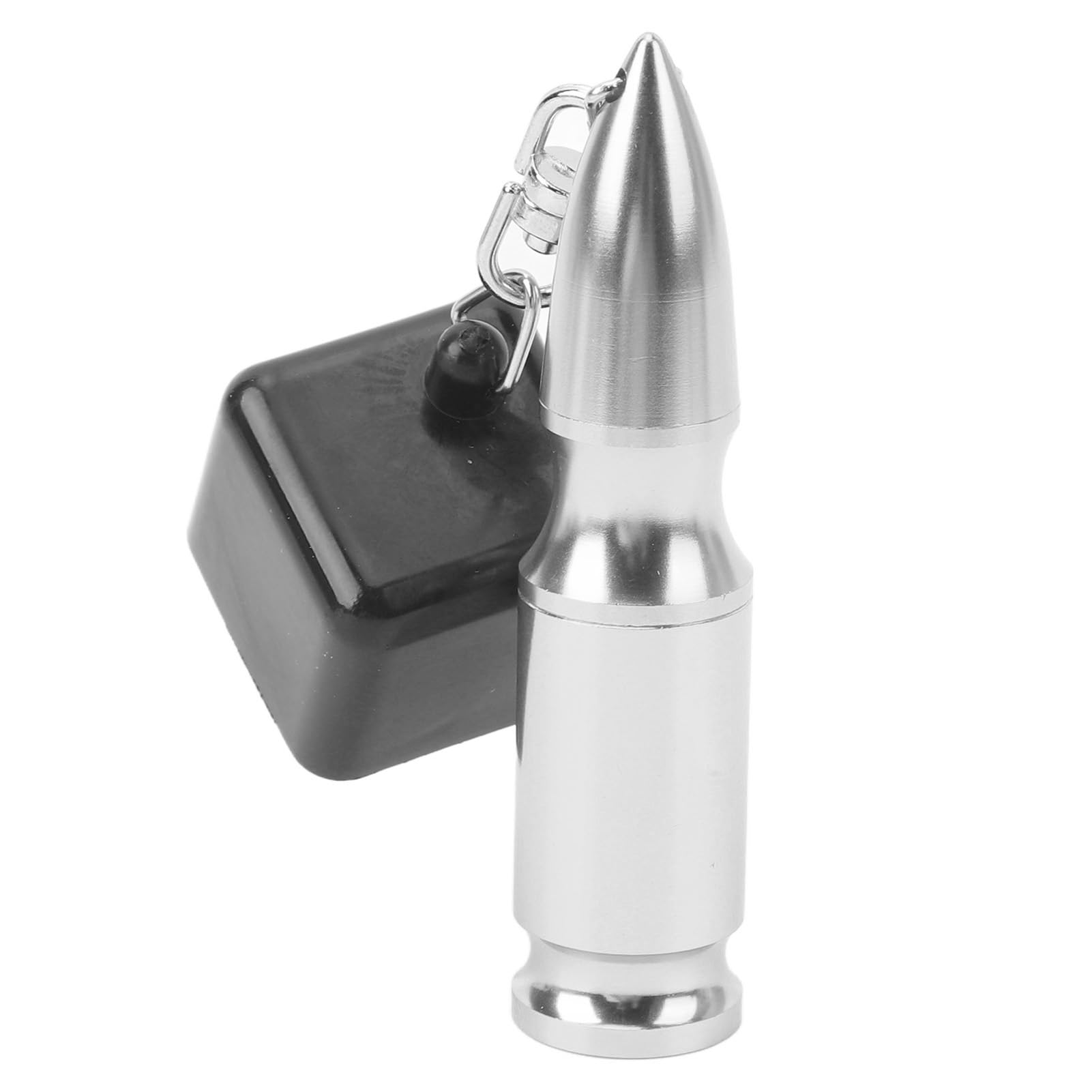 Premium Pool Cue Chalk Holder - Durable Abrasion & Impact Resistant Billiard Accessory for Professional Players (Silver/Black) - Perfect for Bars, Game Rooms & Home Pool Tables