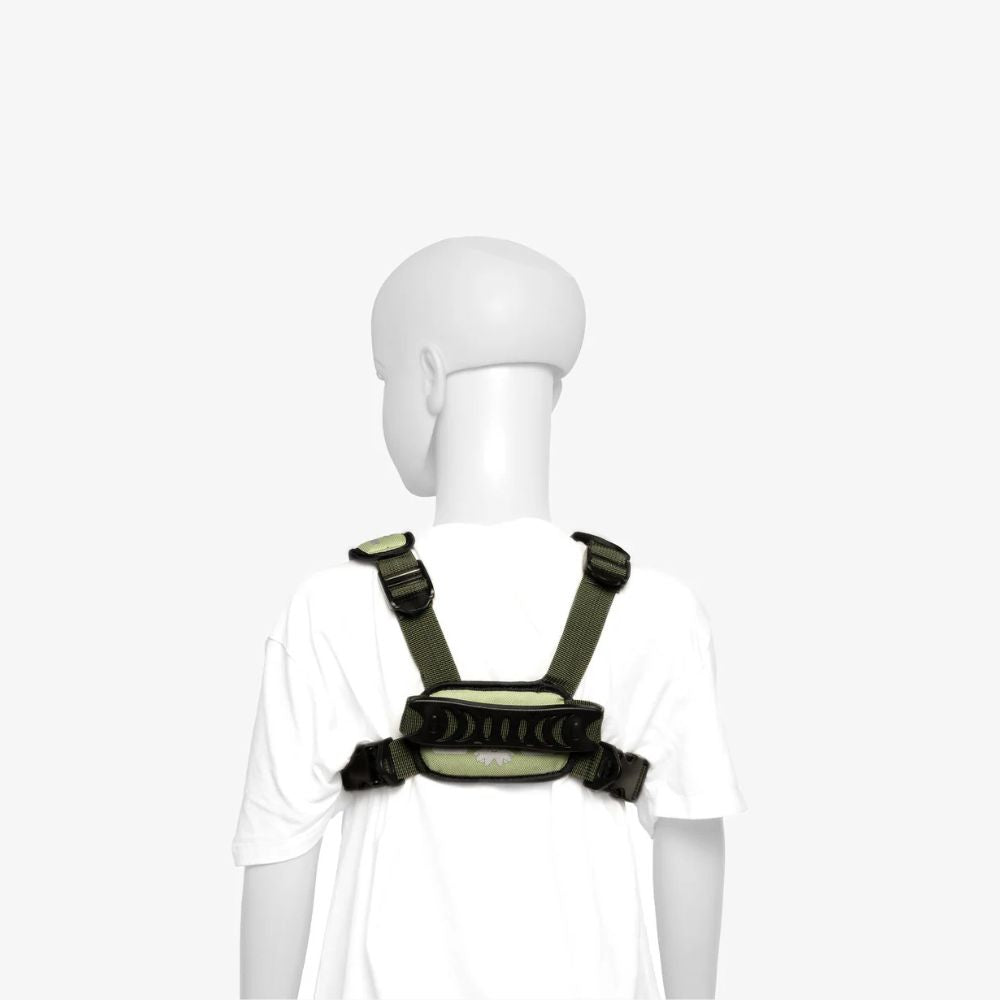 Hobbledehoo 3 Ski Harness for Kids - Adjustable Safety Belt with Quick Release Buckle - Green - Perfect for Skiing, Snowboarding & Winter Sports Training