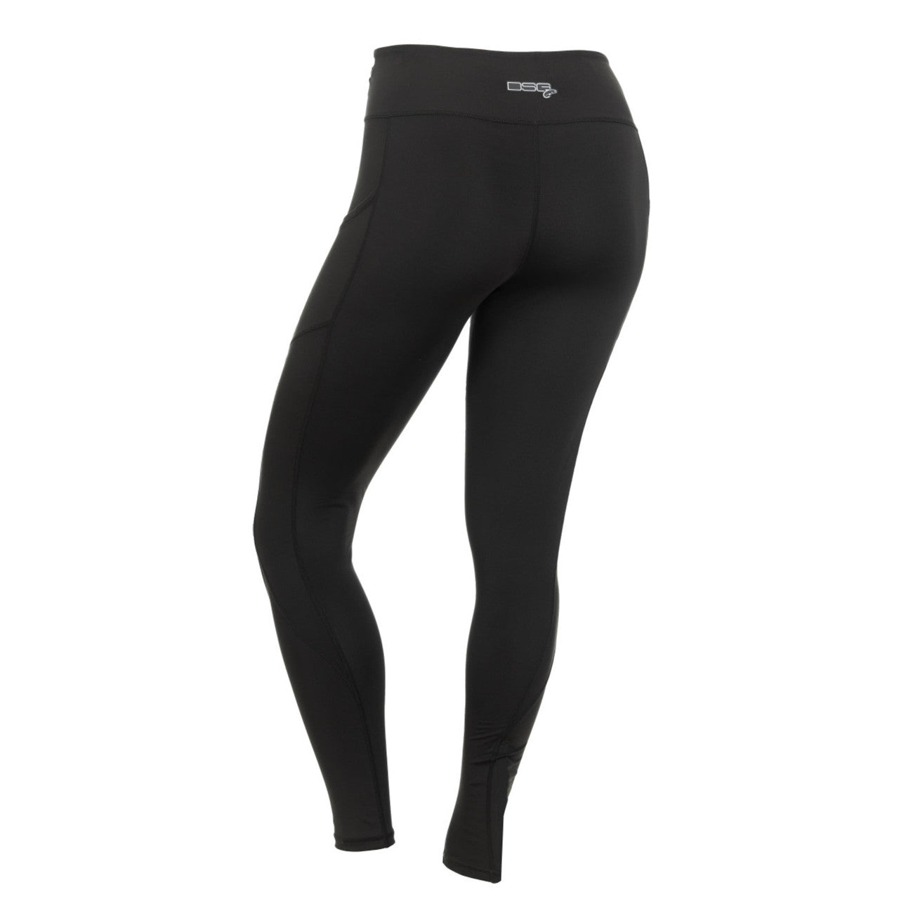 High Waisted Boat Legging - Dark Charcoal UPF 50+ Sun Protection Yoga Pants for Women | Perfect for Yoga, Running, Gym Workouts & Outdoor Activities