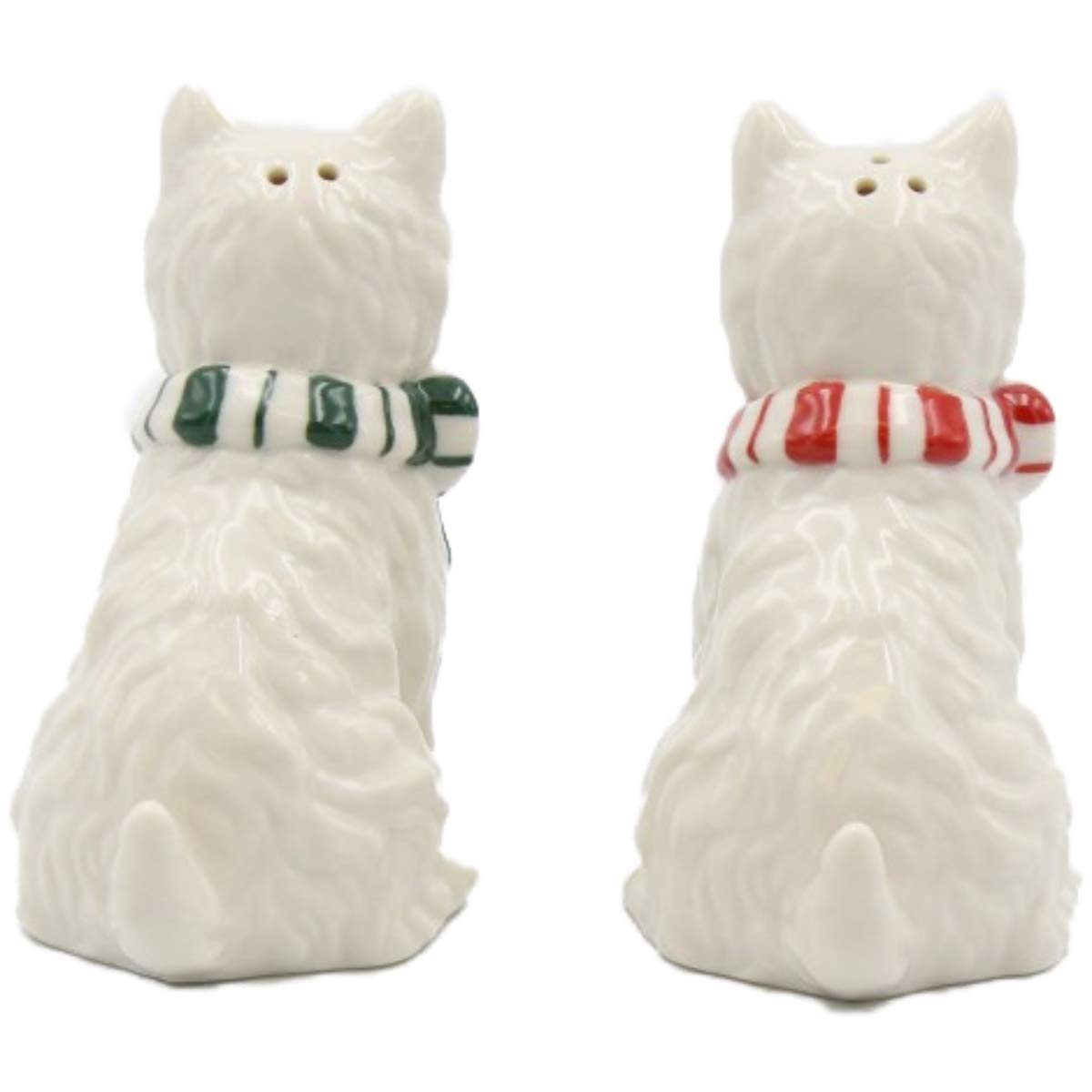 Western Terrier Westies with Scarf Salt and Pepper Shakers - Cute Dog-Themed Kitchen Decor for Dining Table & Gift Ideas