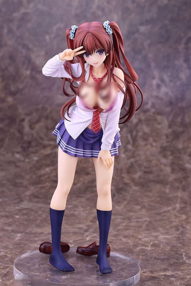XIAOYUJJ 9.8 Inch Anime Figure Yuzuki Kanna 1:6 Scale PVC Statue - Removable Clothes, Soft Chest Busty Girl Action Figure for Adult Collectors | Perfect for Display, Cosplay Inspiration & Anime Gift Giving