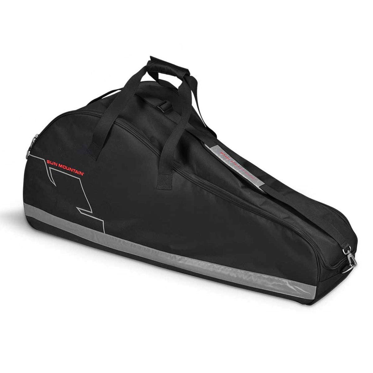 Sun Mountain 3-Wheel Golf Cart Cover 2017 Model - Waterproof & UV Resistant Black Cover for Golf Carts - Perfect for Golf Course, Storage & Travel Protection