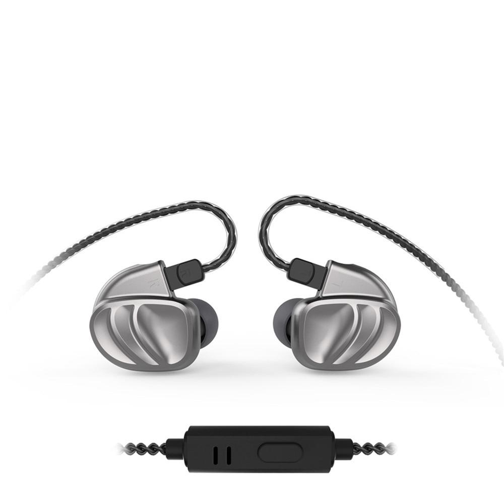 BQEYZ KC2 Hybrid In-Ear Earphones with 2BA+2DD Quad Drivers - High-Fidelity Sound for Audiophiles, Musicians & Travelers