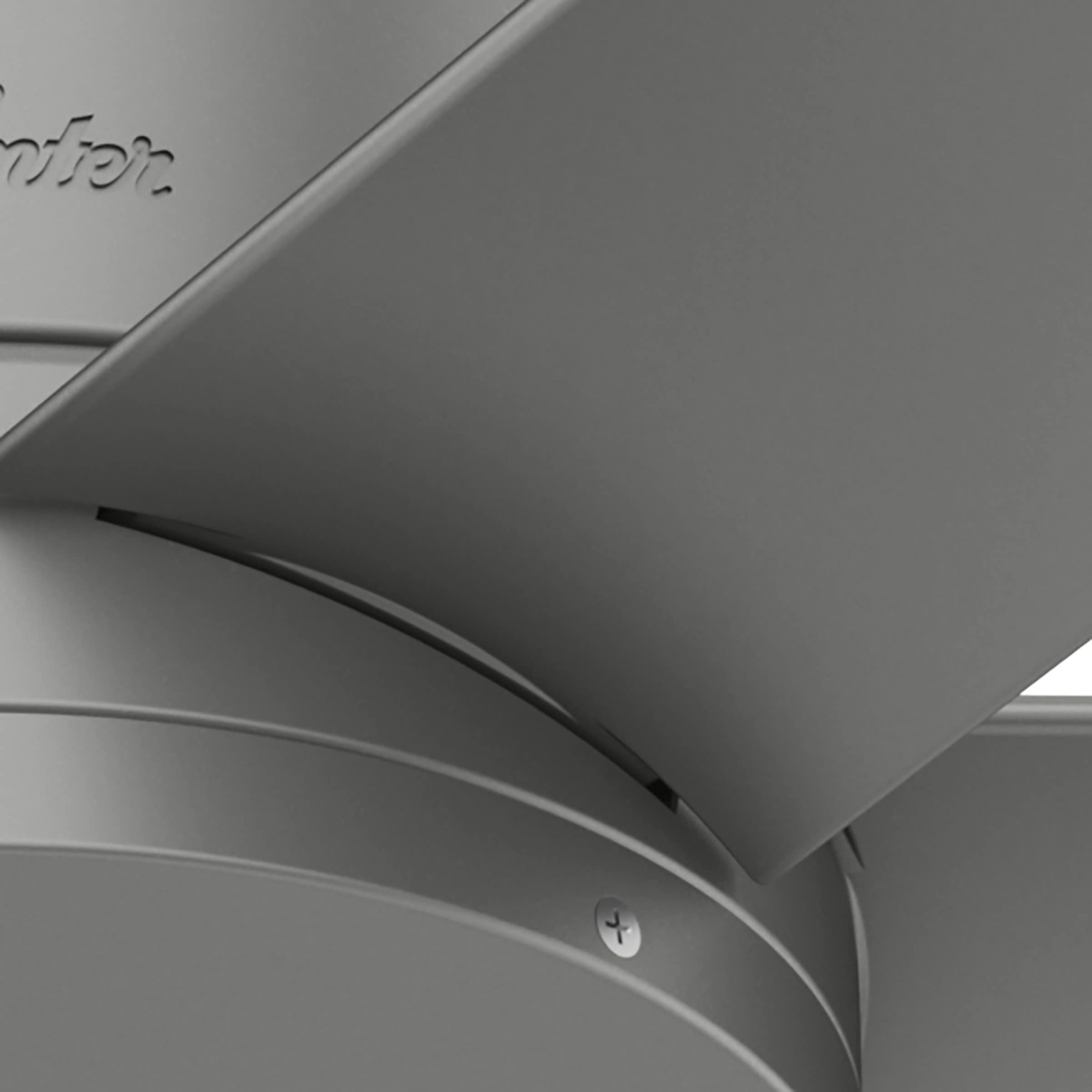 Hunter Fan Company 51115 44 Inch Kennicott Matte Silver Ceiling Fan - Indoor/Outdoor Use with Wall Control - Perfect for Patio, Living Room, and Bedroom Cooling