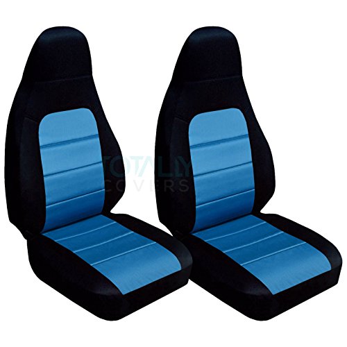 Black and Light Blue