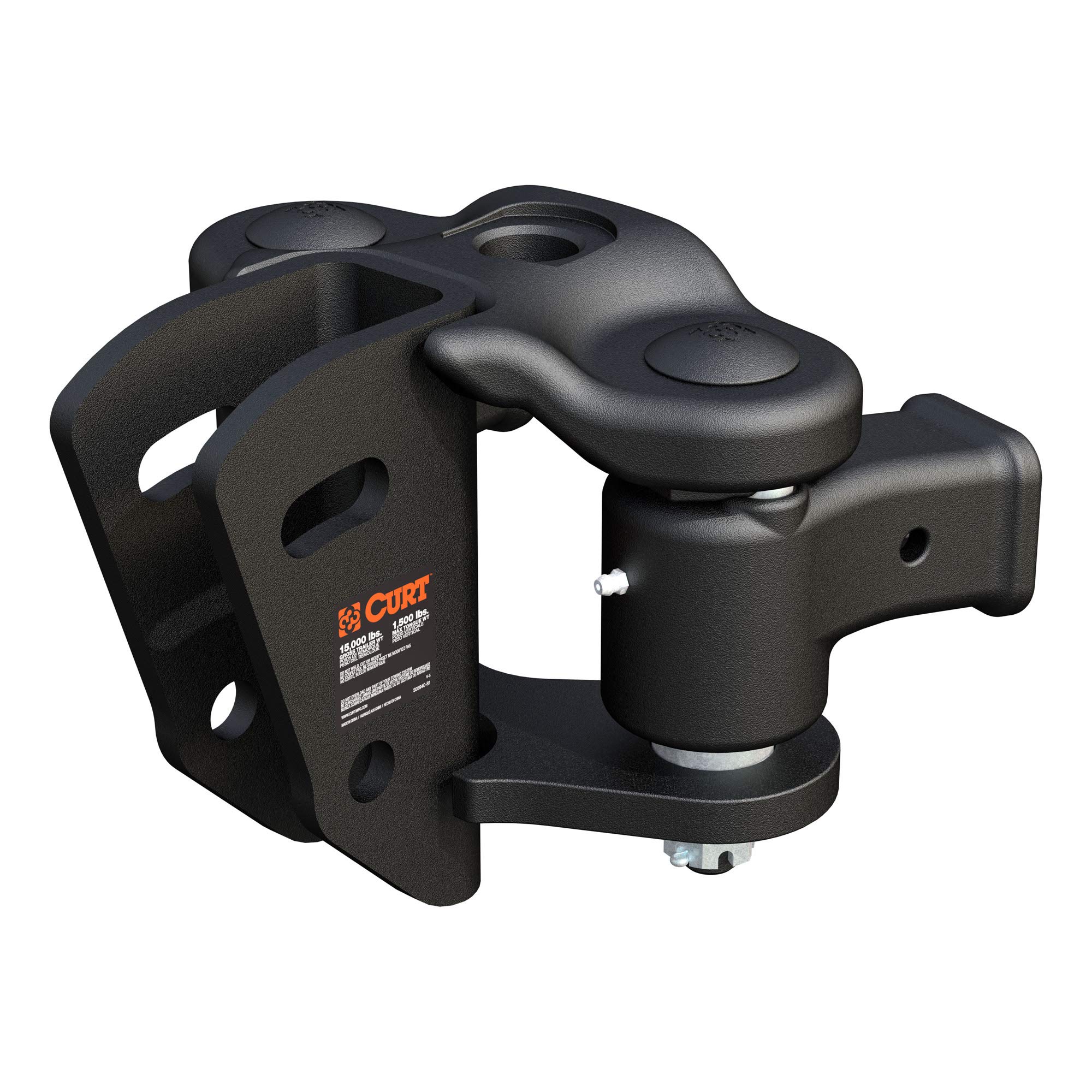 CURT 17509 TruTrack Weight Distribution Hitch Head - Black Replacement for Towing Stability | Perfect for Travel Trailers & Heavy-Duty Towing