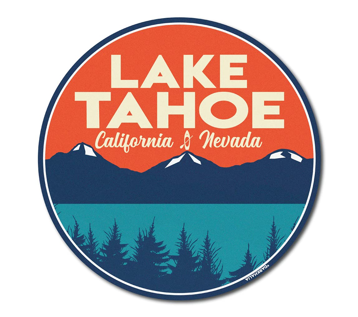 Vintage Lake Tahoe California Nevada Travel Decal Sticker - 4