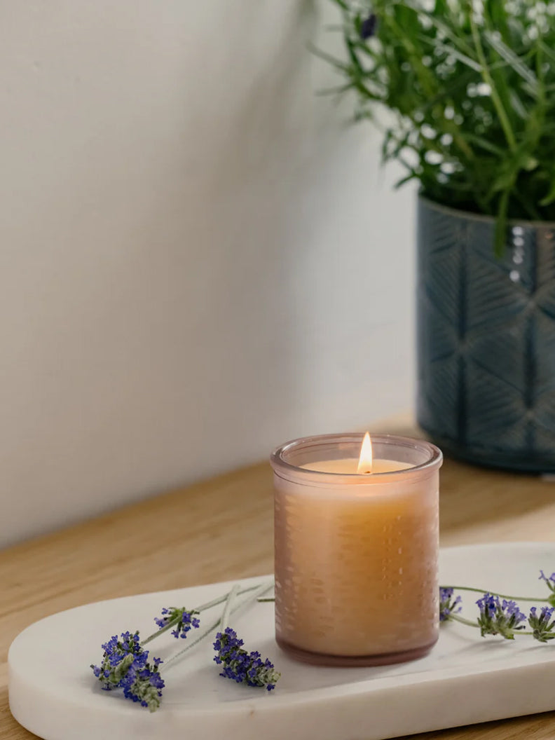 St Eval Beachcombing Glass Candle - Lavender Scented Aromatherapy Candle for Home Decor, Relaxation & Gift Giving | Perfect for Bedroom, Bathroom & Living Room