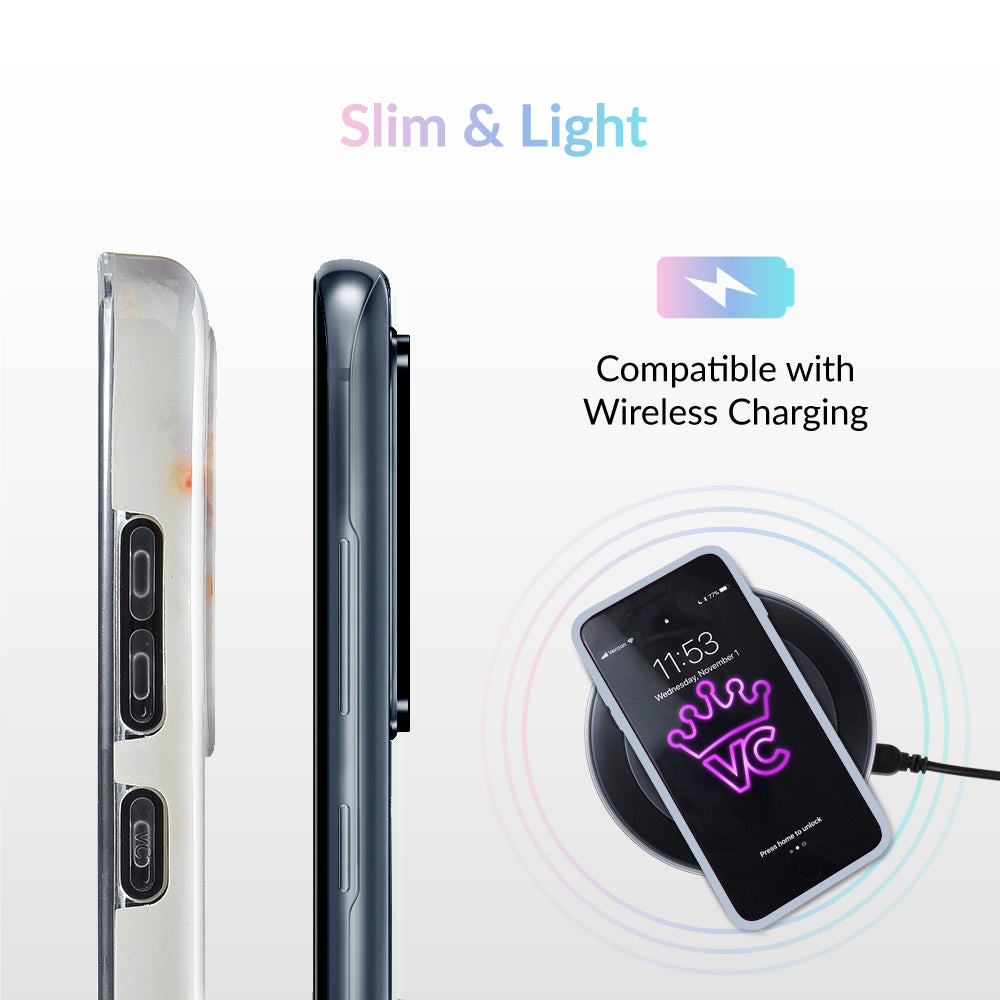 Premium Gray Clouds Marble Case for Samsung Galaxy - Stylish & Protective Phone Cover for Everyday Use, Work & Travel