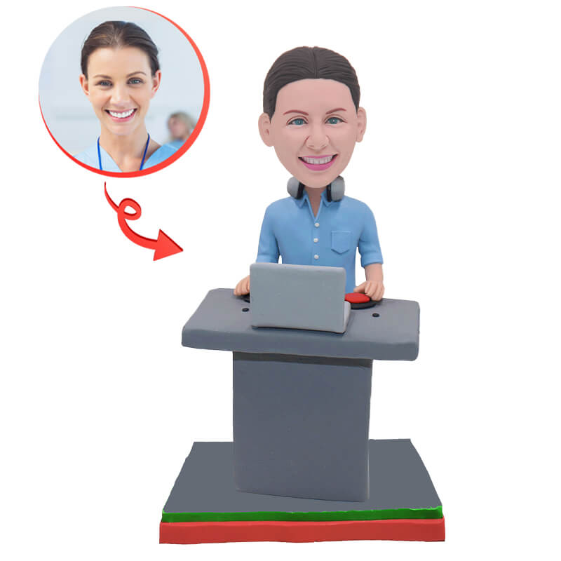 Custom Bobblehead Figurine - Personalized DJ Bobblehead Doll for Music Lovers - Perfect for Birthdays, Gifts & Party Decorations